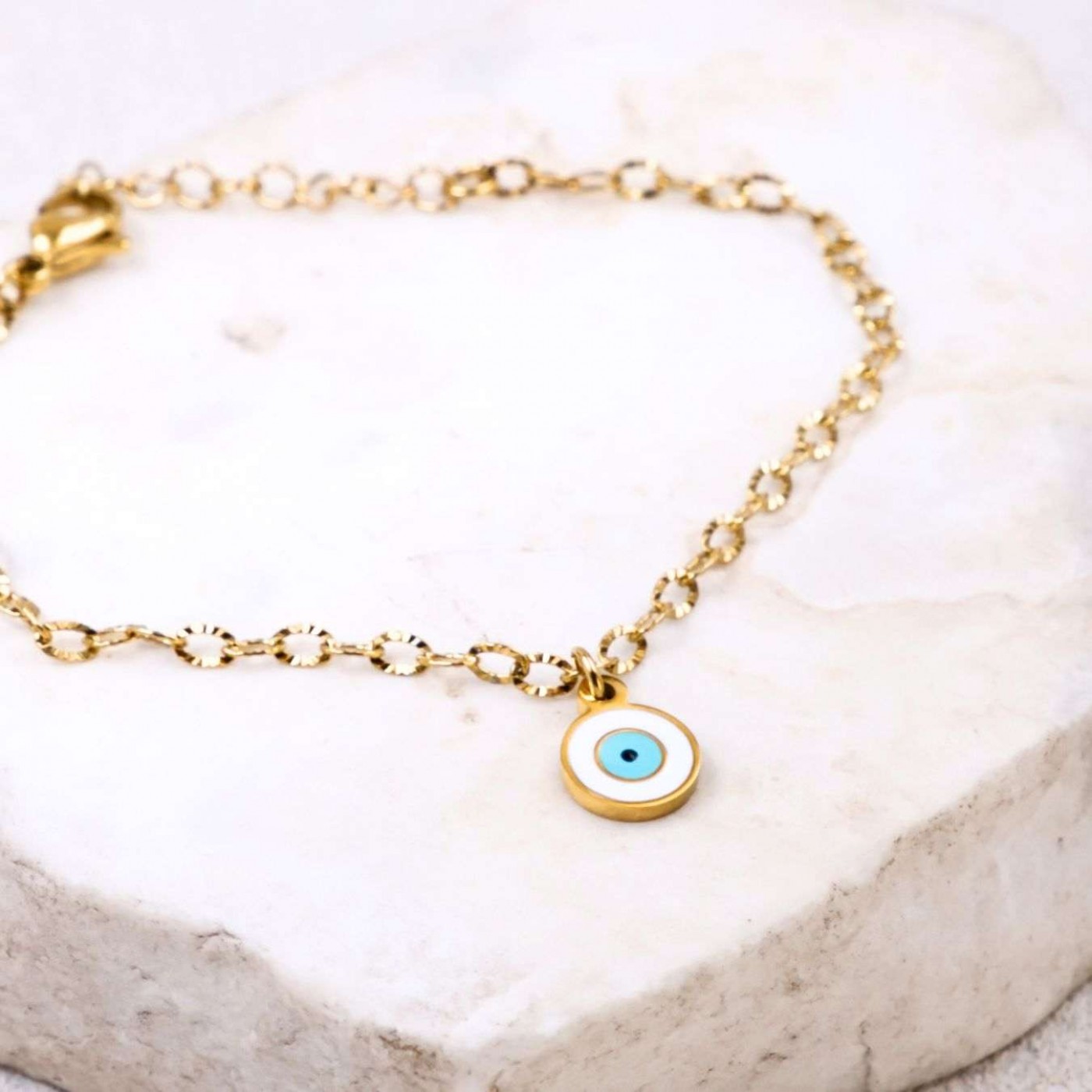 Stainless Steel Jewelry: Bracelet with Evil Eye | Metal Selection — Bracelets from Toolittle — additional view 7