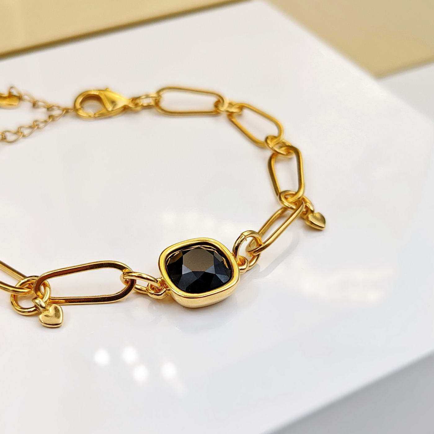 Chain bracelet with Austrian crystal — Bracelets from Toolittle — additional view 2