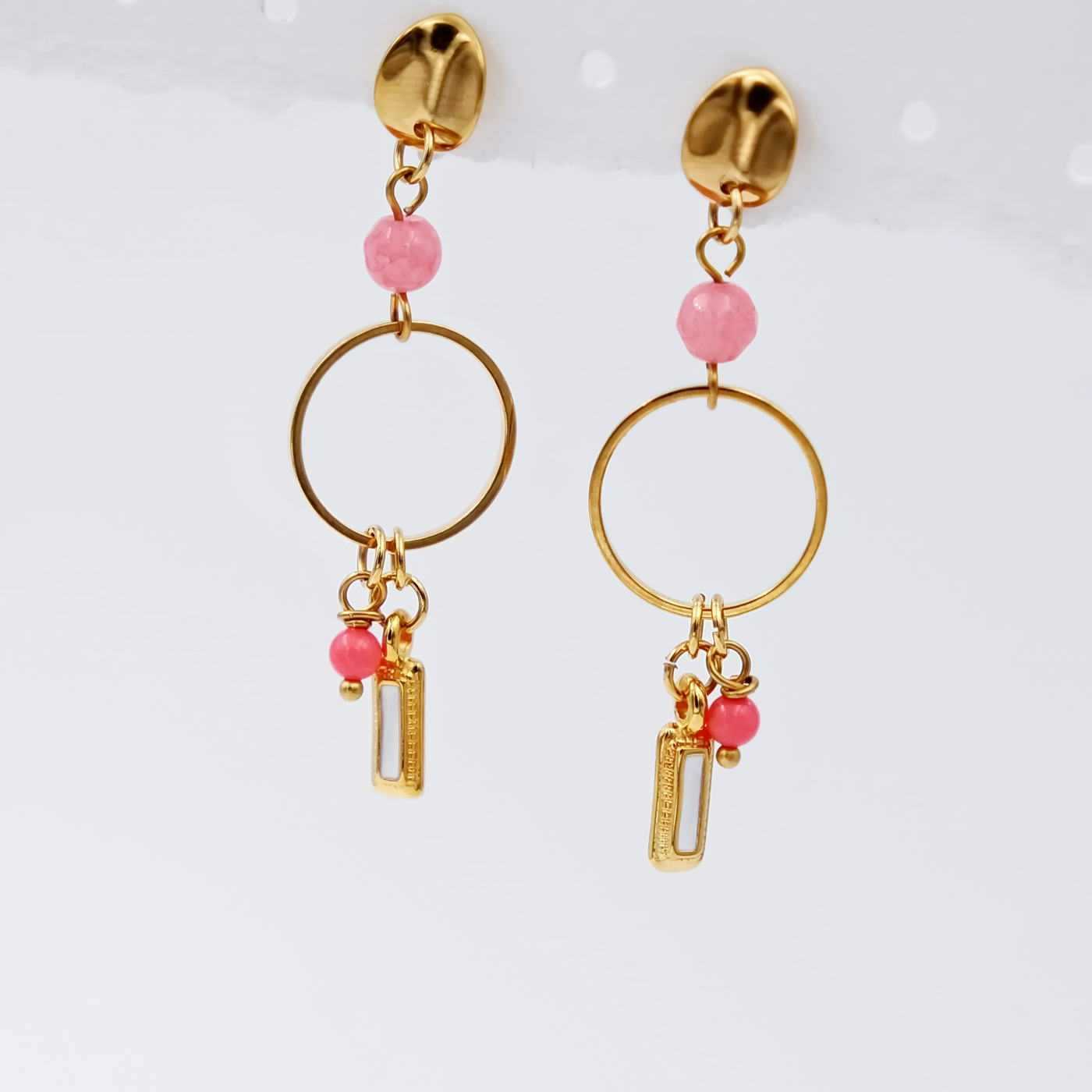 Sikinos Earrings Semi-precious Stones — Earrings from Toolittle — additional view 4