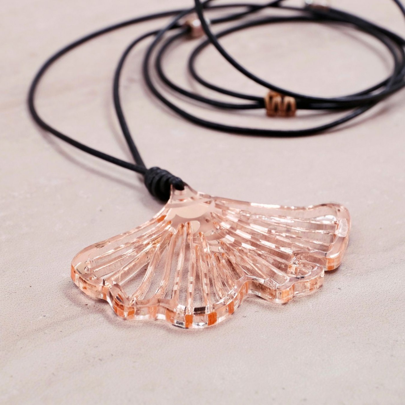 Nature Necklace | Ginkgo Biloba Leaf Pendant — Necklaces from Toolittle — additional view 2