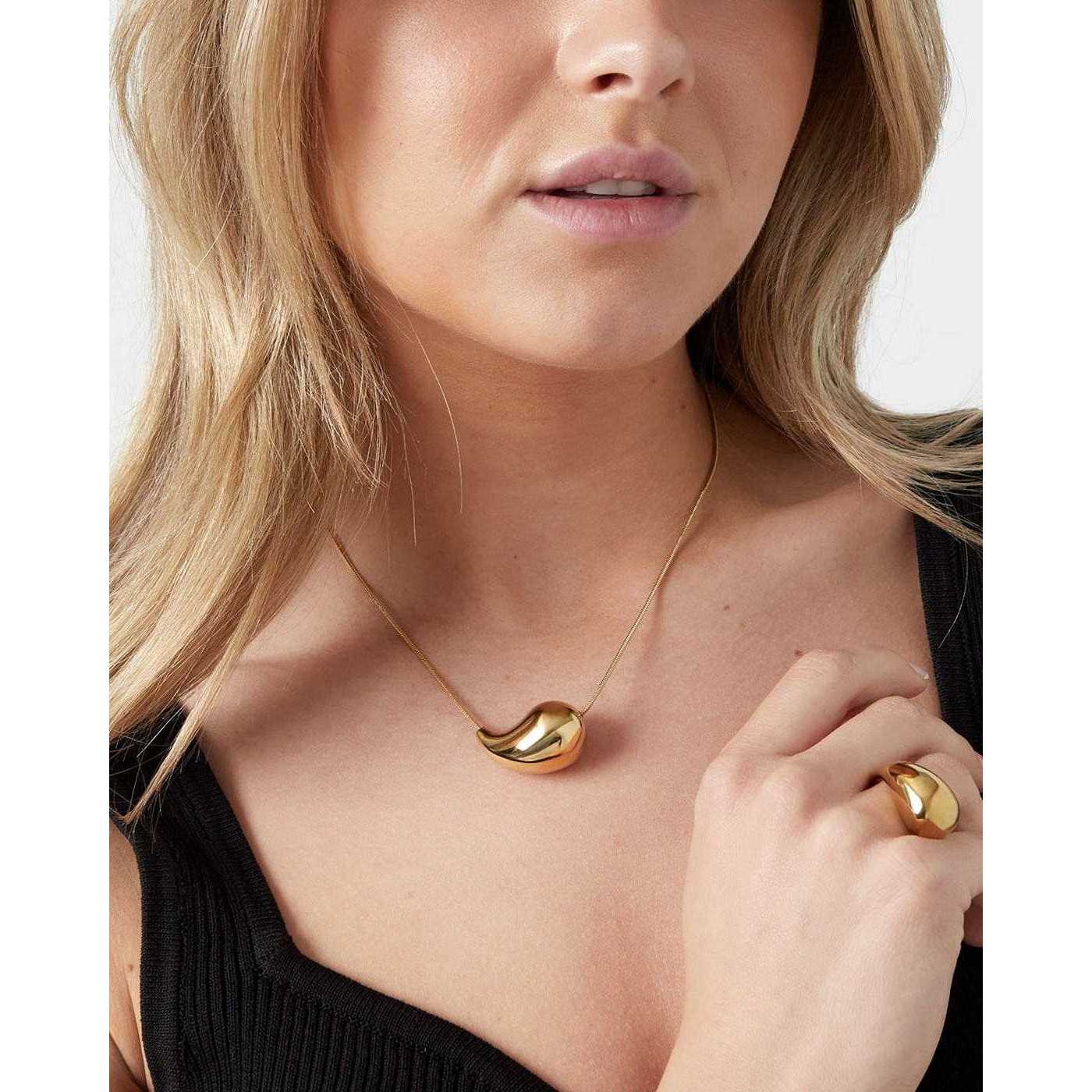 Simple Drop short necklace — Necklaces from Toolittle — additional view 3