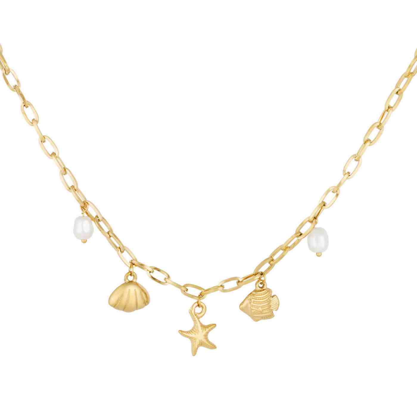Sea Pearls Inox Chain Necklace — Necklaces from Toolittle — additional view 3