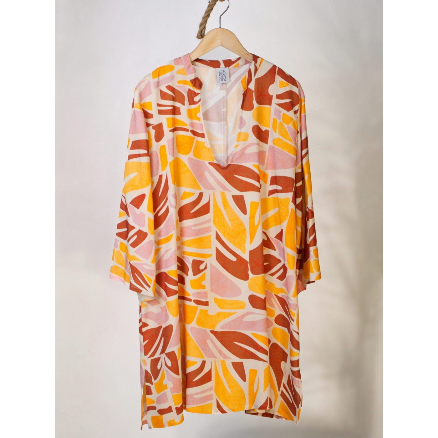 KOKKOSAMMOU Short caftan Naxos — Dresses from Toolittle — additional view 4