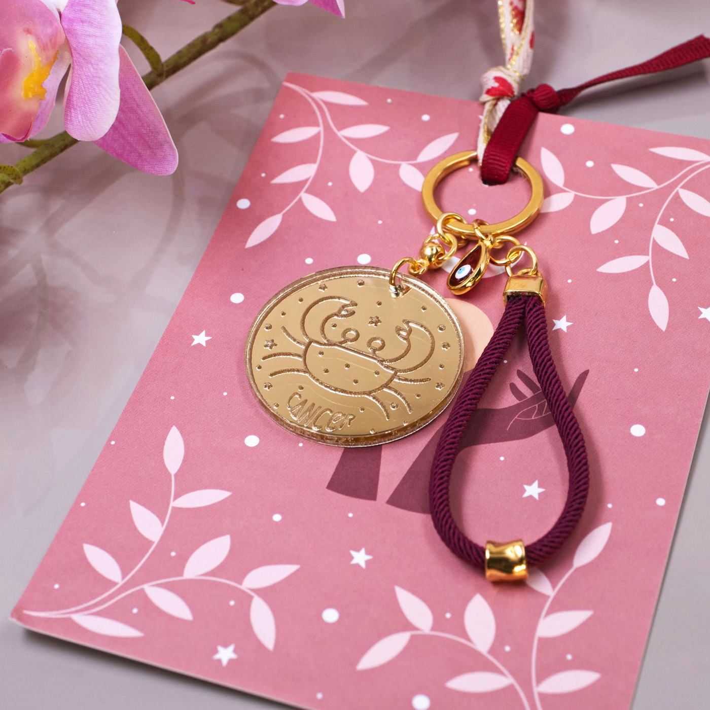 Cancer Sign Keychain — Pendants & charms from Toolittle — additional view 2