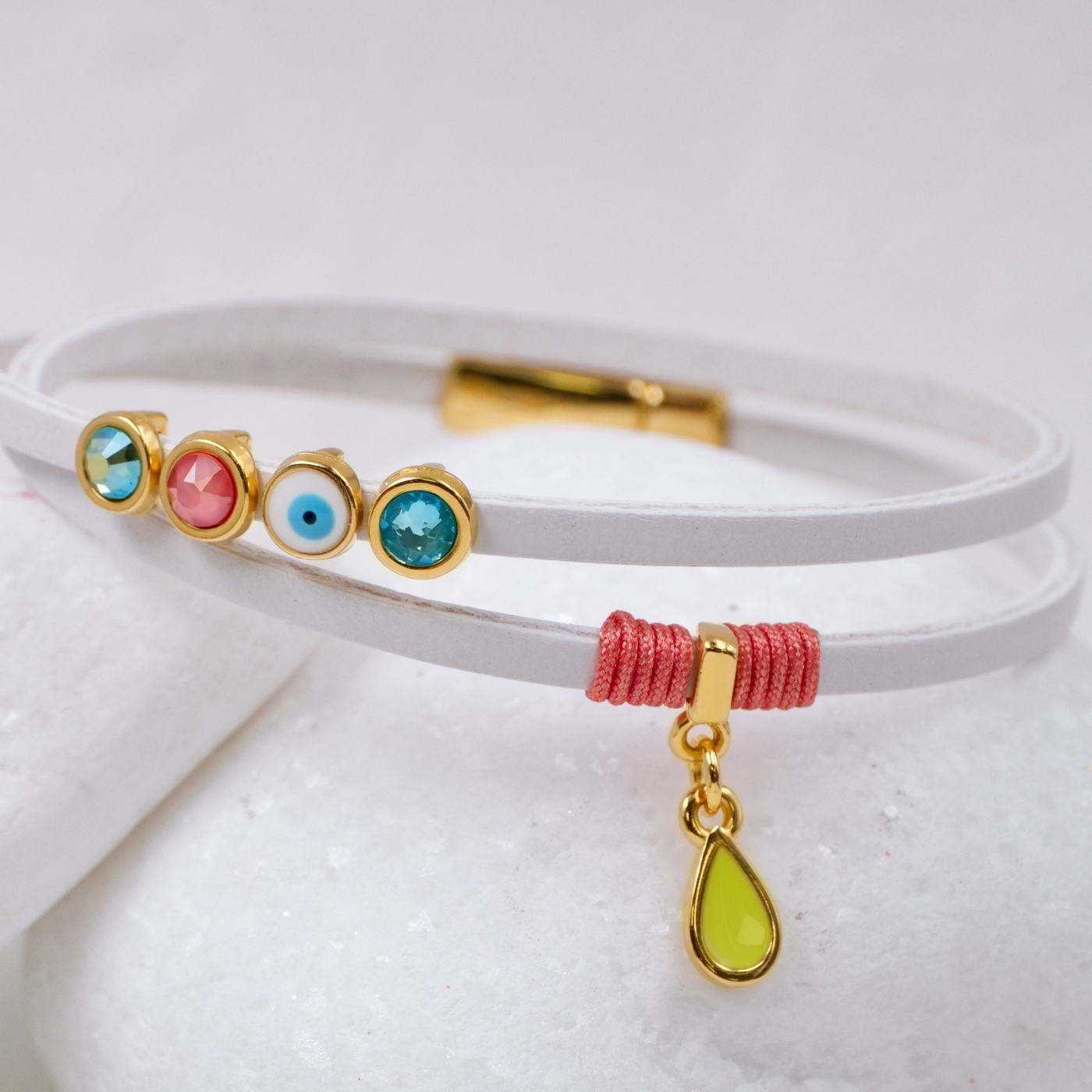 Crystal Leather Bracelet — Bracelets from Toolittle — additional view 2