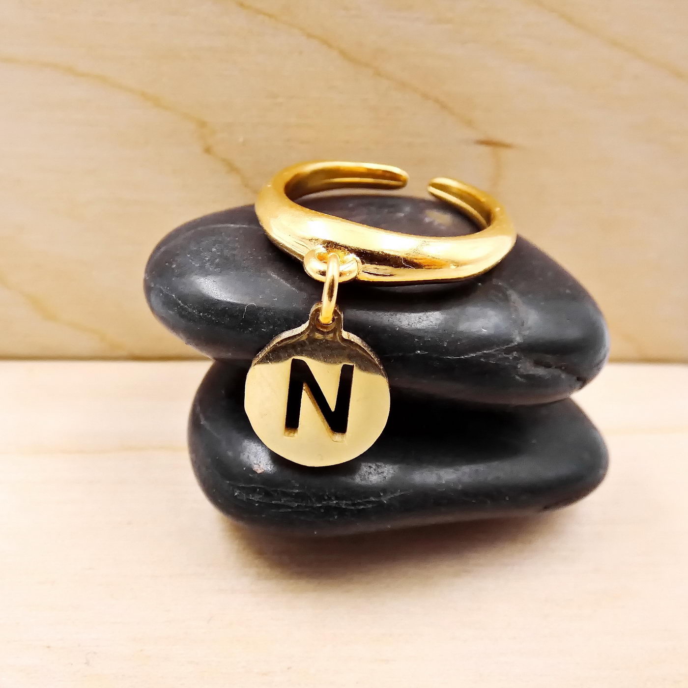 Encardia Initial Ring — Rings from Toolittle — additional view 2