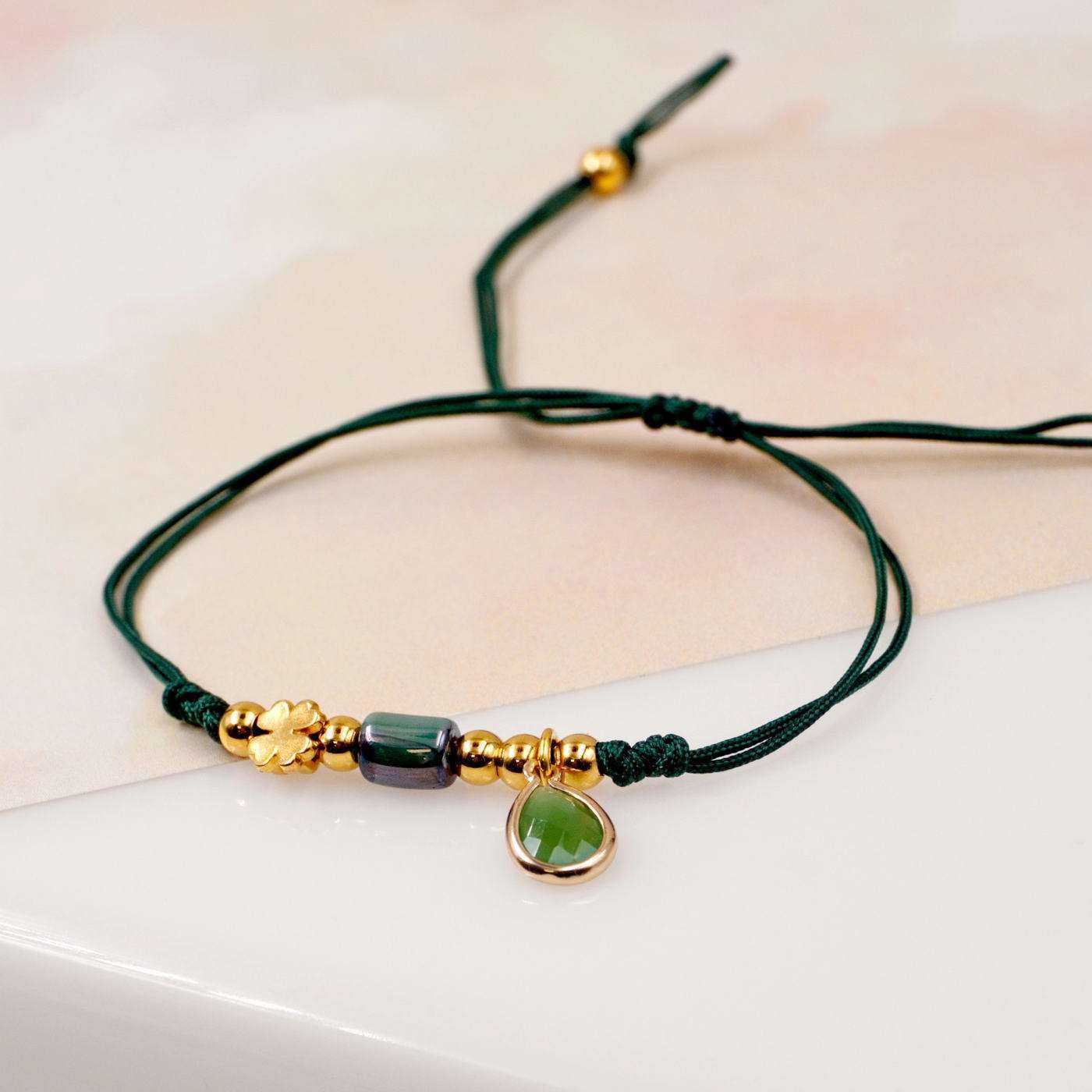 Green Cord Makrame Bracelet — Bracelets from Toolittle — additional view 5