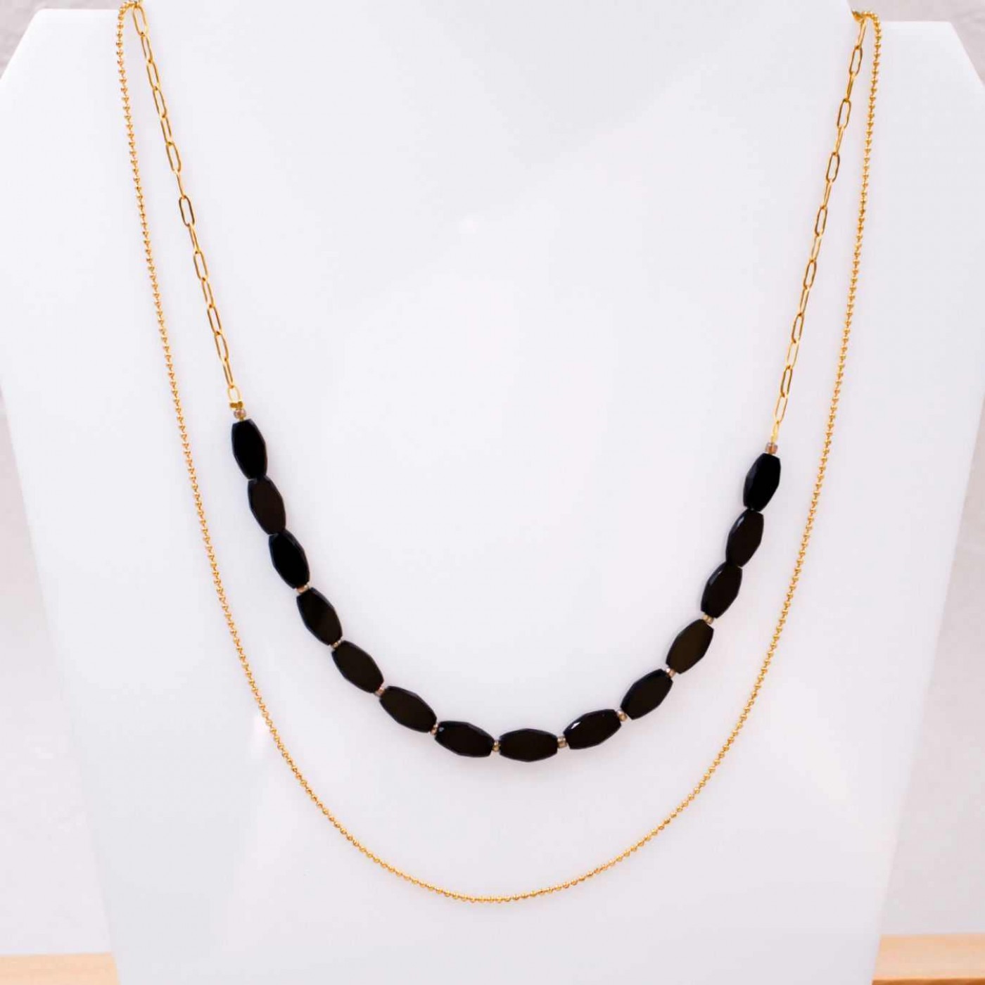 Crystal Jewelry: Handmade Layered Necklace — Necklaces from Toolittle — additional view 4