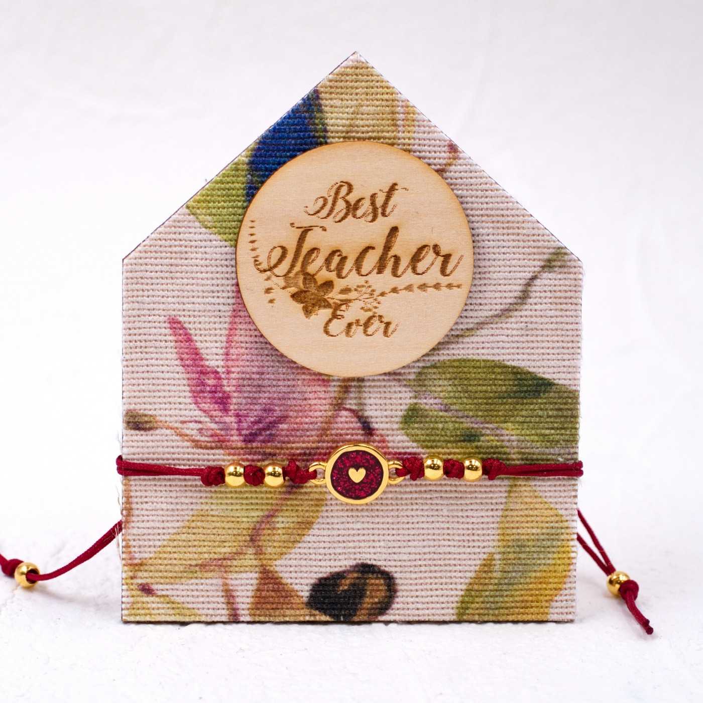Gift for the Teacher - Heart Bracelet — Bracelets from Toolittle — additional view 4