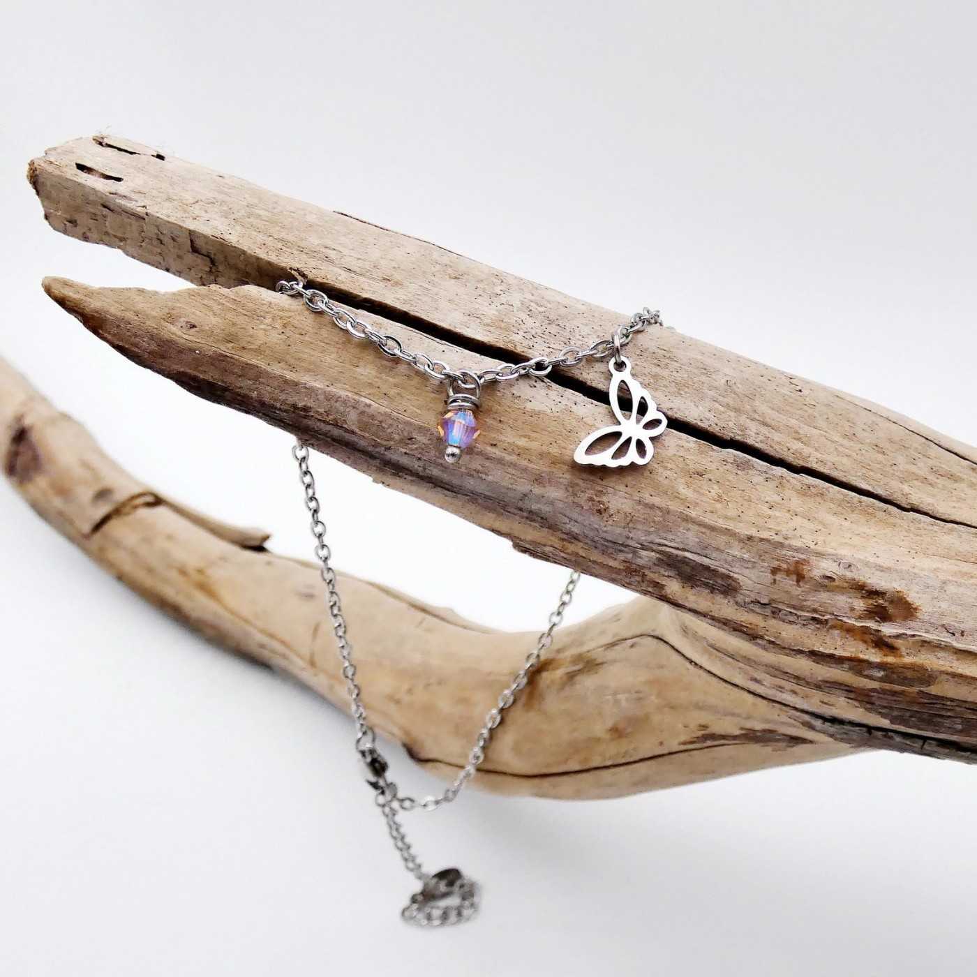 Silver Staybright stainless steel Anklet — Anklets from Toolittle — additional view 4