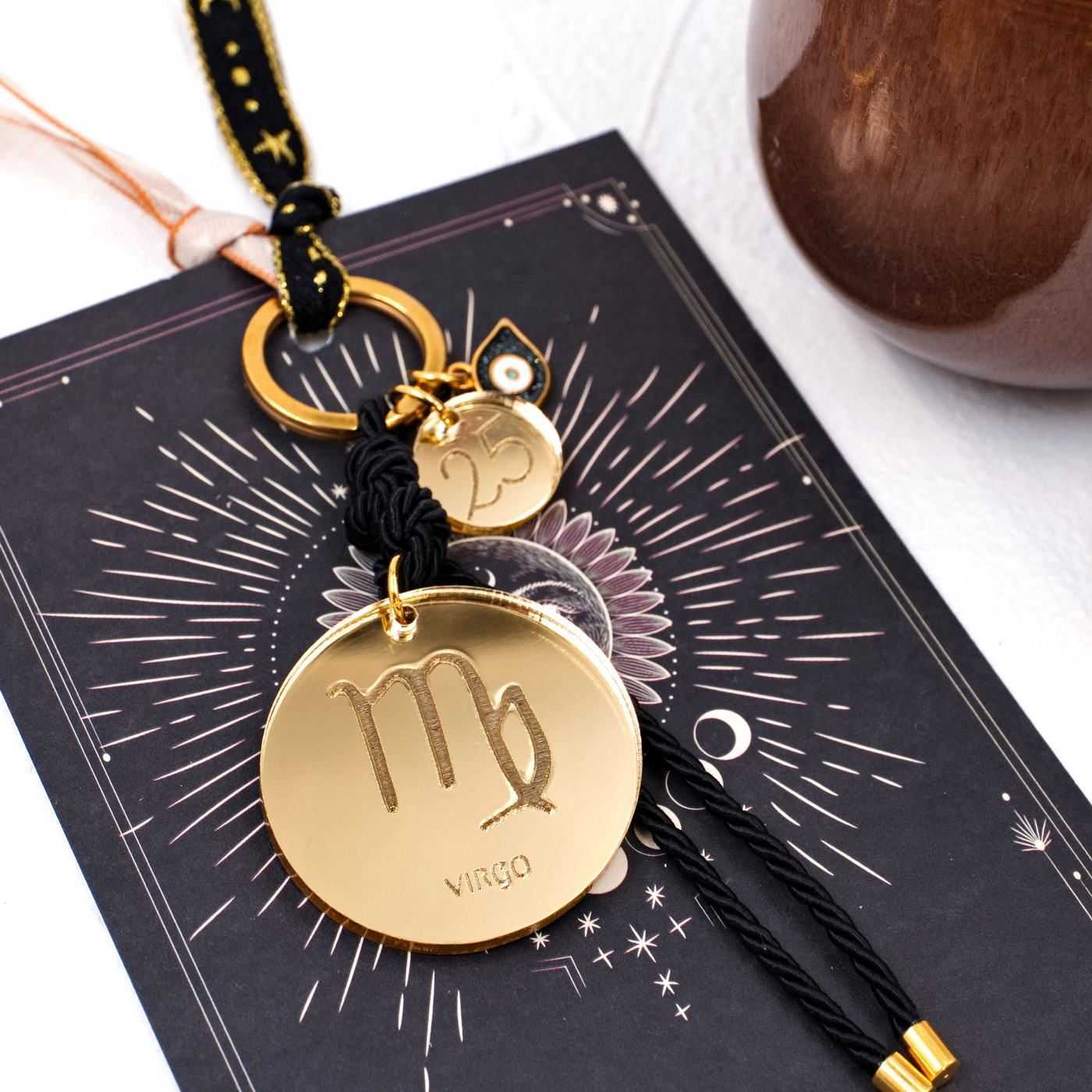 Virgo Sign Lucky Keychain — Pendants & charms from Toolittle — additional view 2