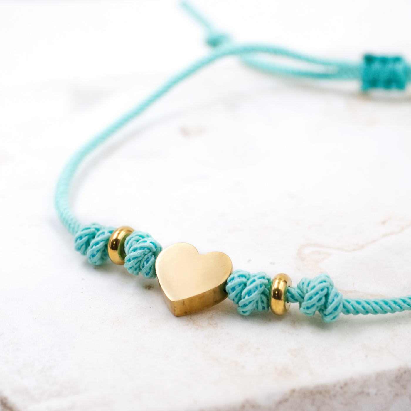 Heart Macrame Bracelet — Bracelets from Toolittle — additional view 3