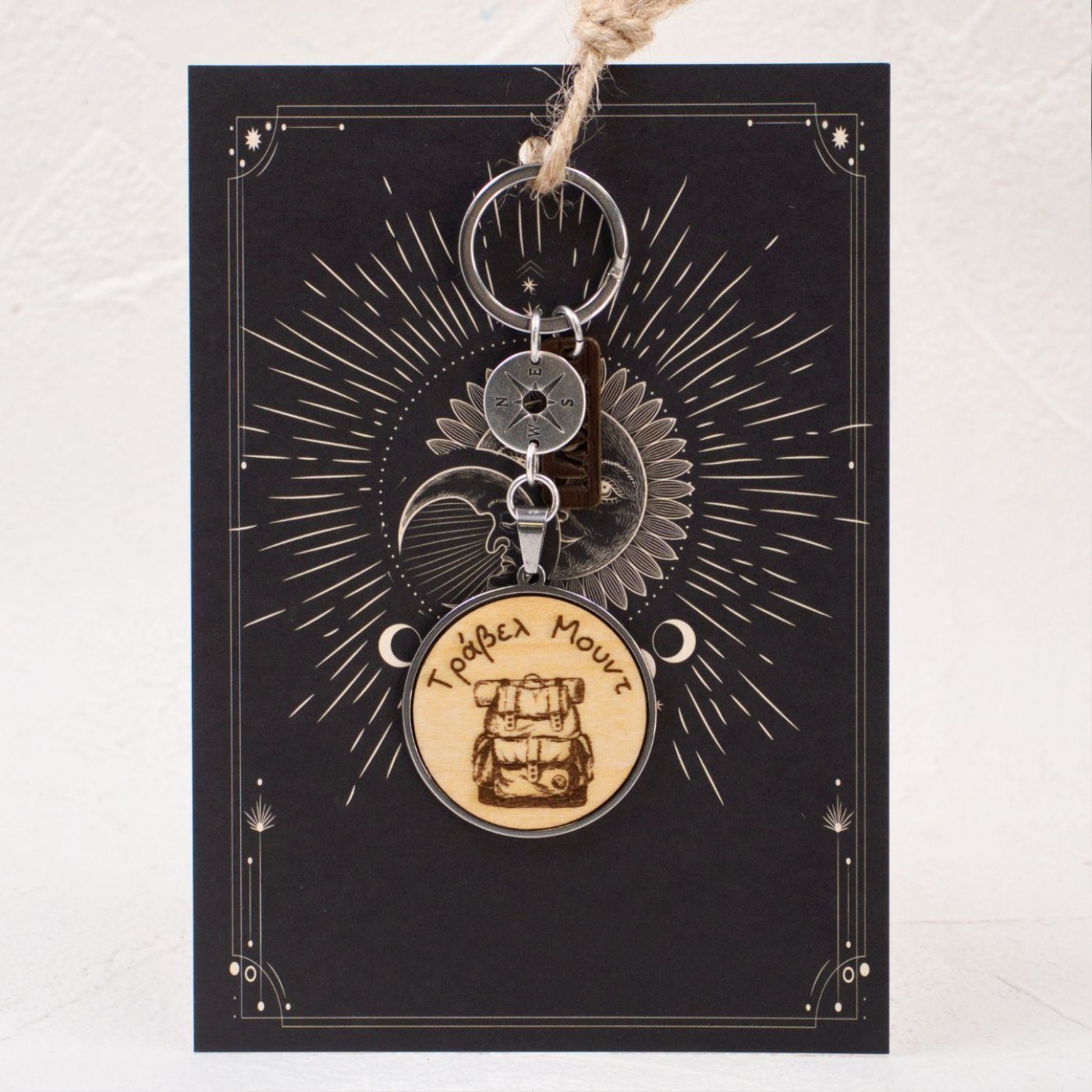 Men’s Lucky Keychain 2026 – “Travel Mood” — Pendants & charms from Toolittle — additional view 2