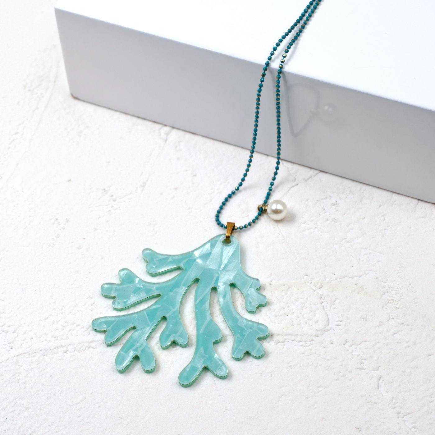 Toolittle Long Necklace - Coral Grove — Necklaces from Toolittle — additional view 2