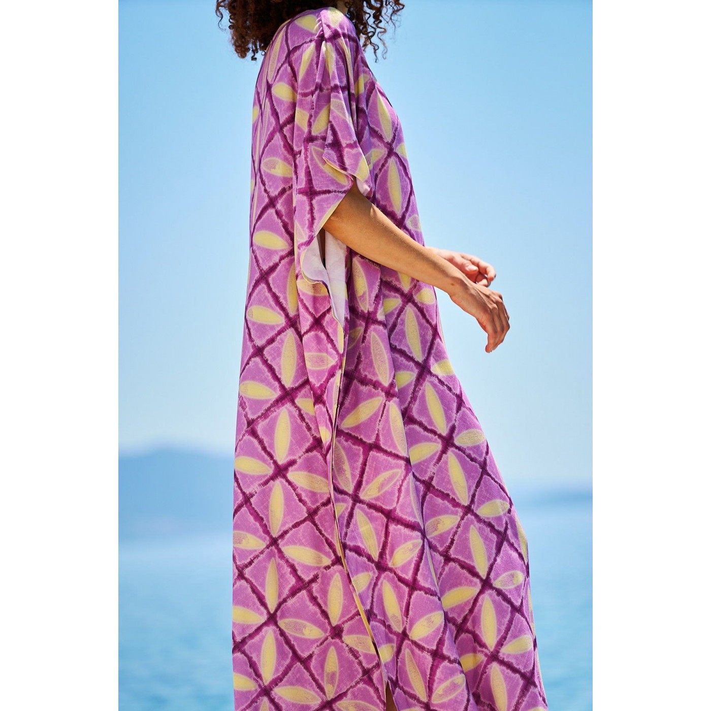 KOKKOSAMMOU Maxi caftan Corfu — Dresses from Toolittle — additional view 5