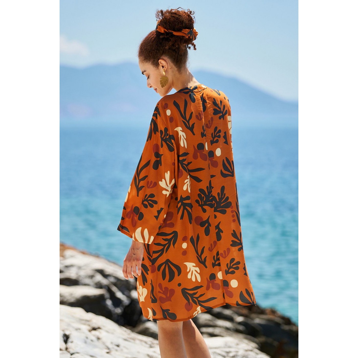 KOKKOSAMMOU Short Boho Kaftan Africa — Dresses from Toolittle — additional view 2