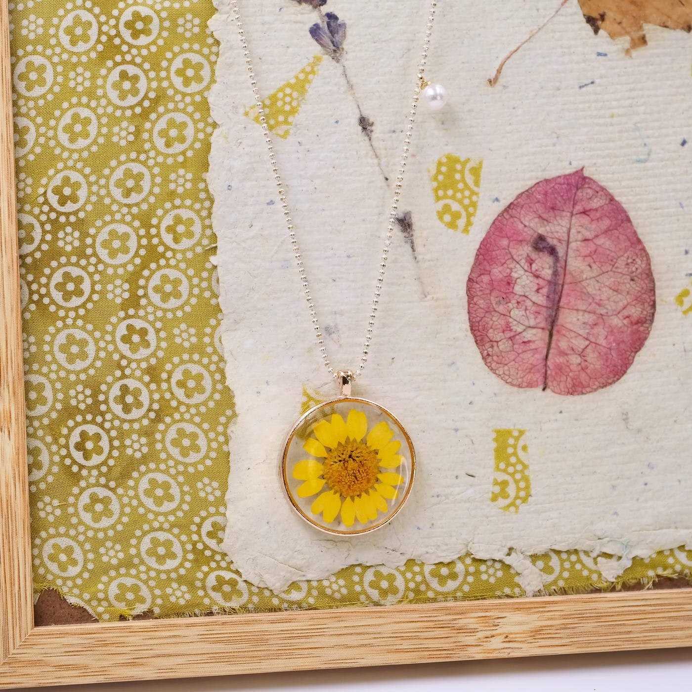 Long necklace Dried Blossom — Necklaces from Toolittle — additional view 2