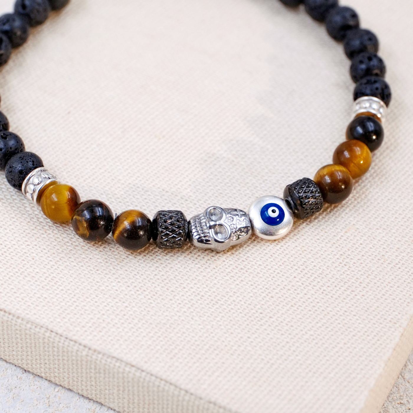 Skull Men's Bracelet — Bracelets from Toolittle — additional view 4