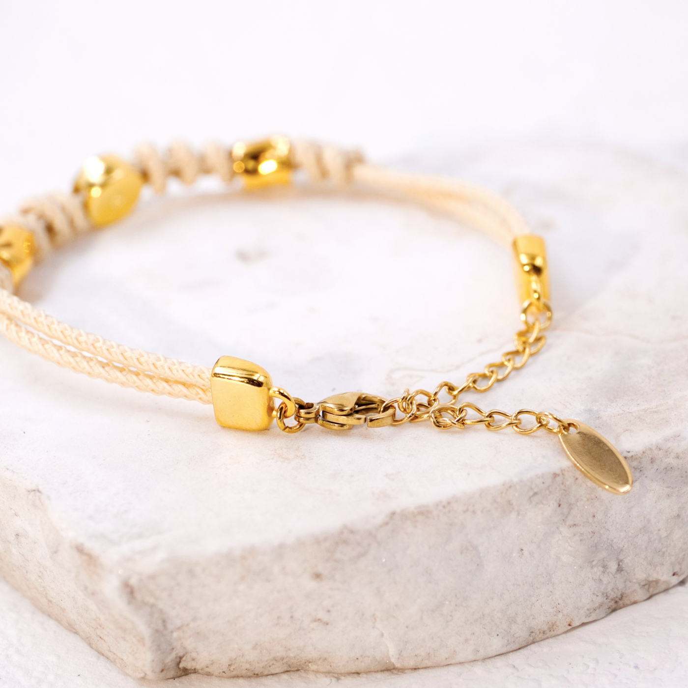 Cord Bracelet with Evil Eye — Bracelets from Toolittle — additional view 2