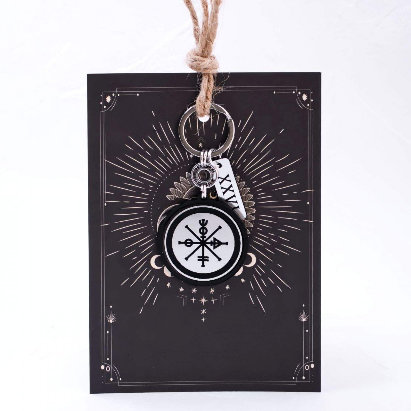 Men’s Lucky Keychain XXVI - Ancient Vikings Symbol — Pendants & charms from Toolittle — additional view 2