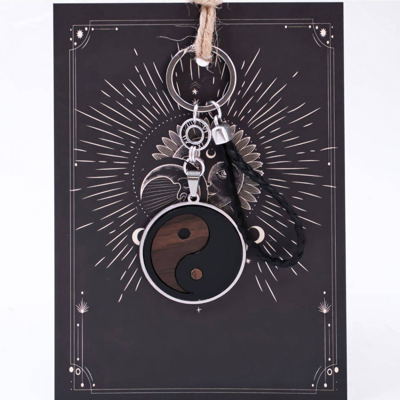 Men’s Keychain - Yin-Yang Symbol — Pendants & charms from Toolittle — additional view 2