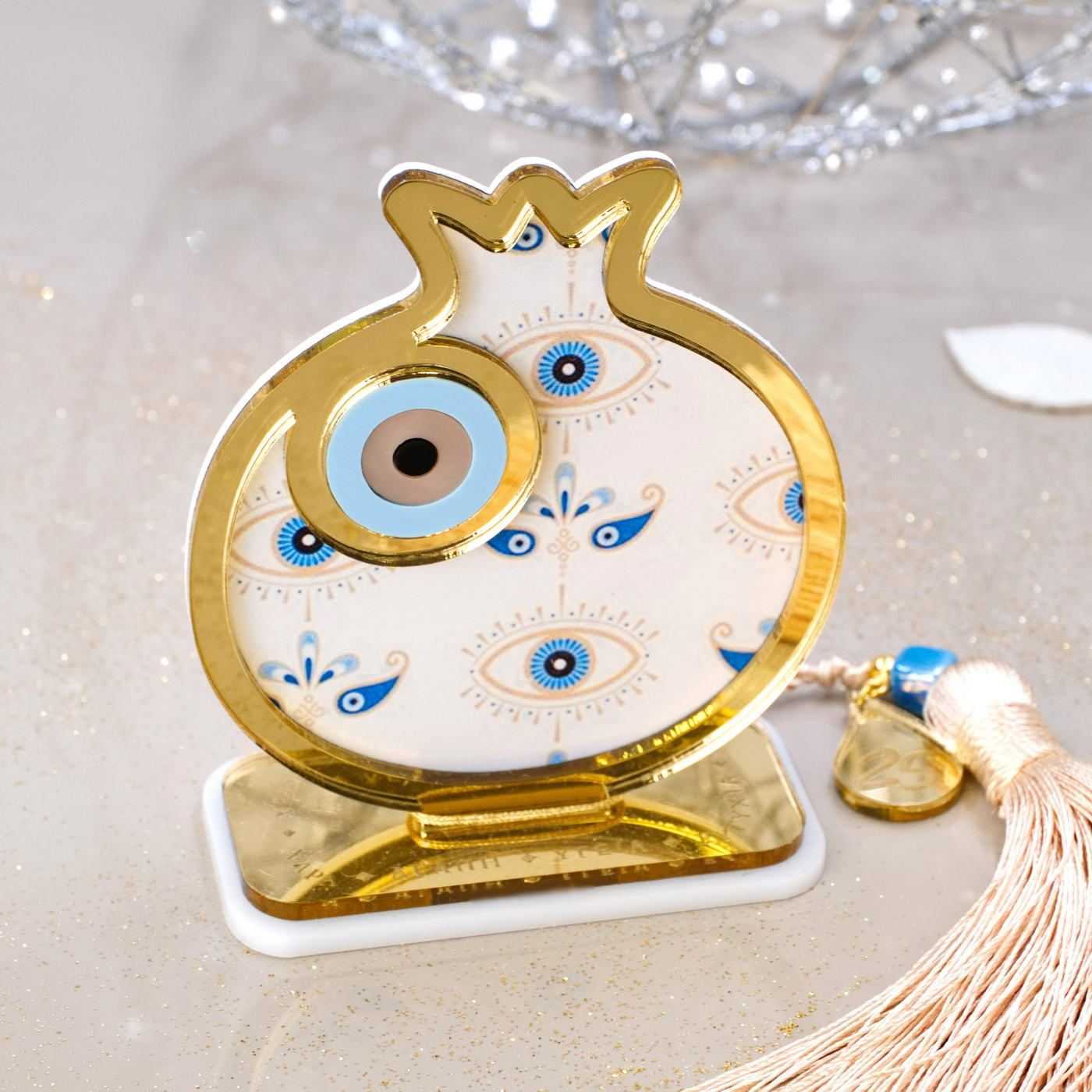 Pomegranate with Evil Eye Lucky Charm — Pendants & charms from Toolittle — additional view 7