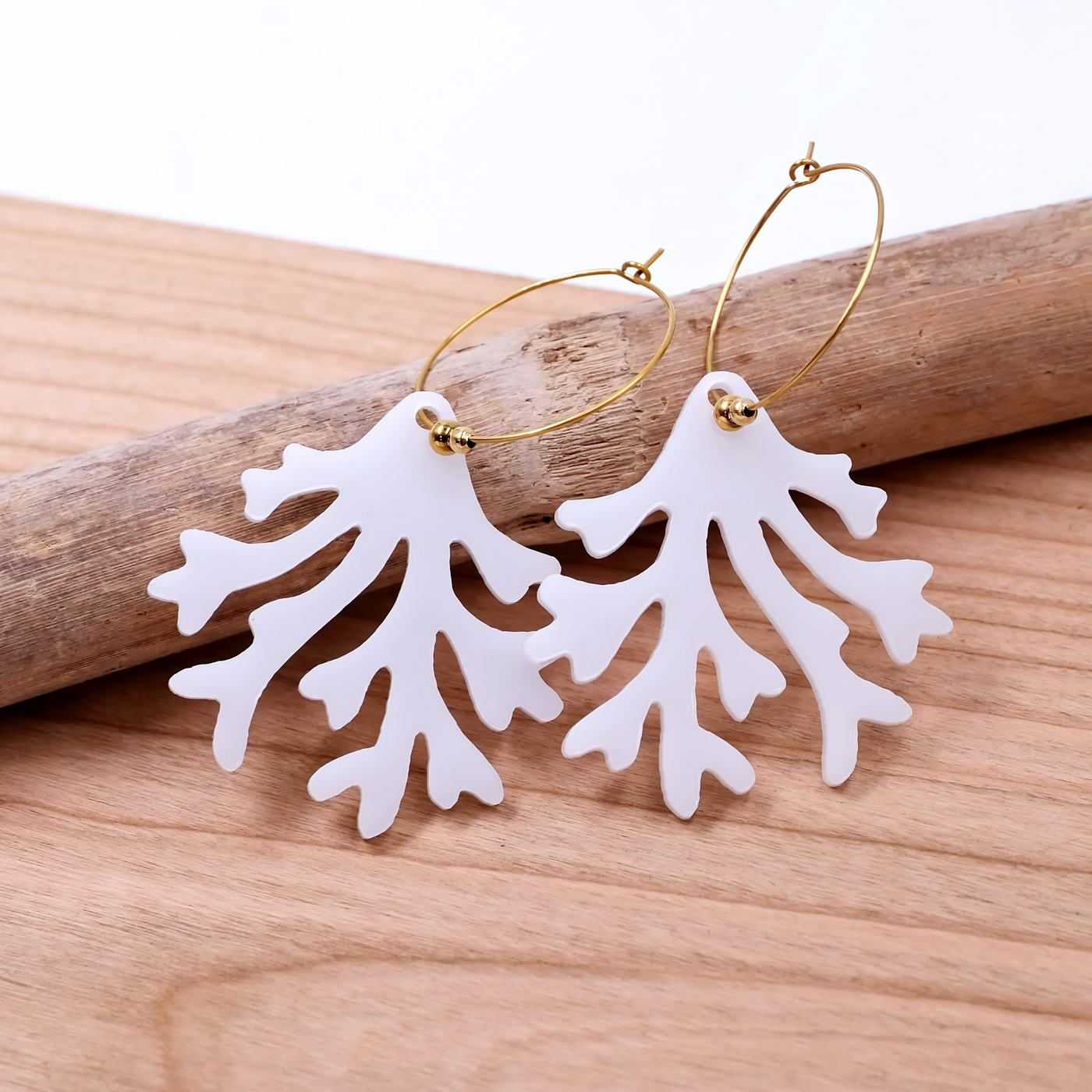Inox earrings Beach Collection — Earrings from Toolittle — additional view 4