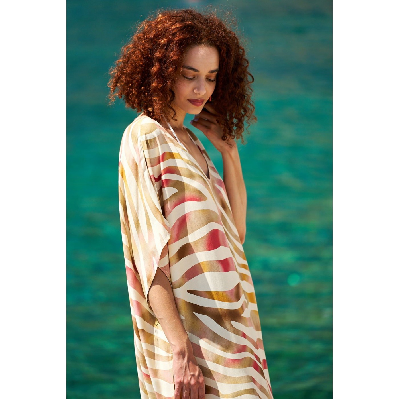 KOKKOSAMMOU Maxi caftan Paros — Dresses from Toolittle — additional view 2