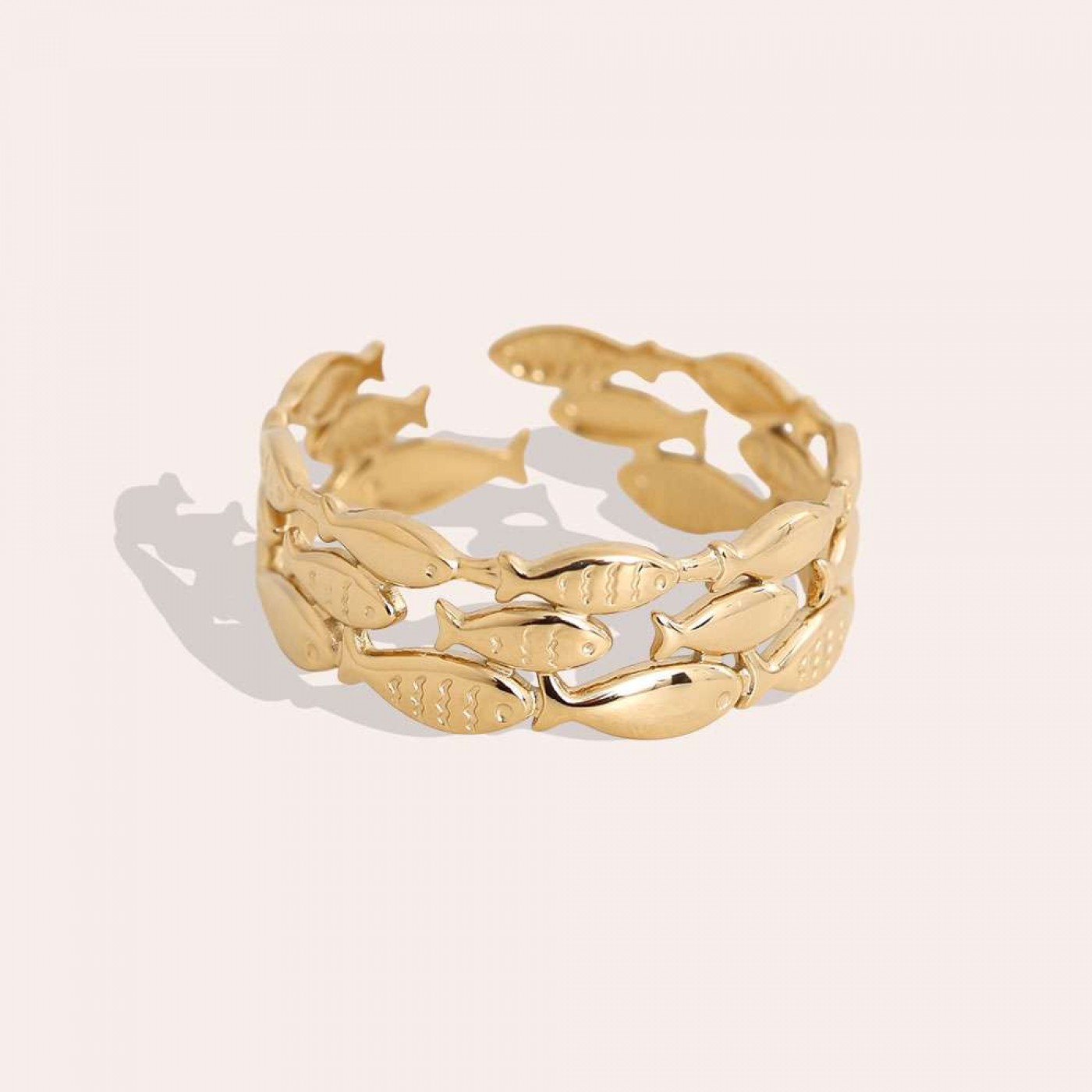 Stainless Steel Ring | Little Fish — Rings from Toolittle — additional view 2