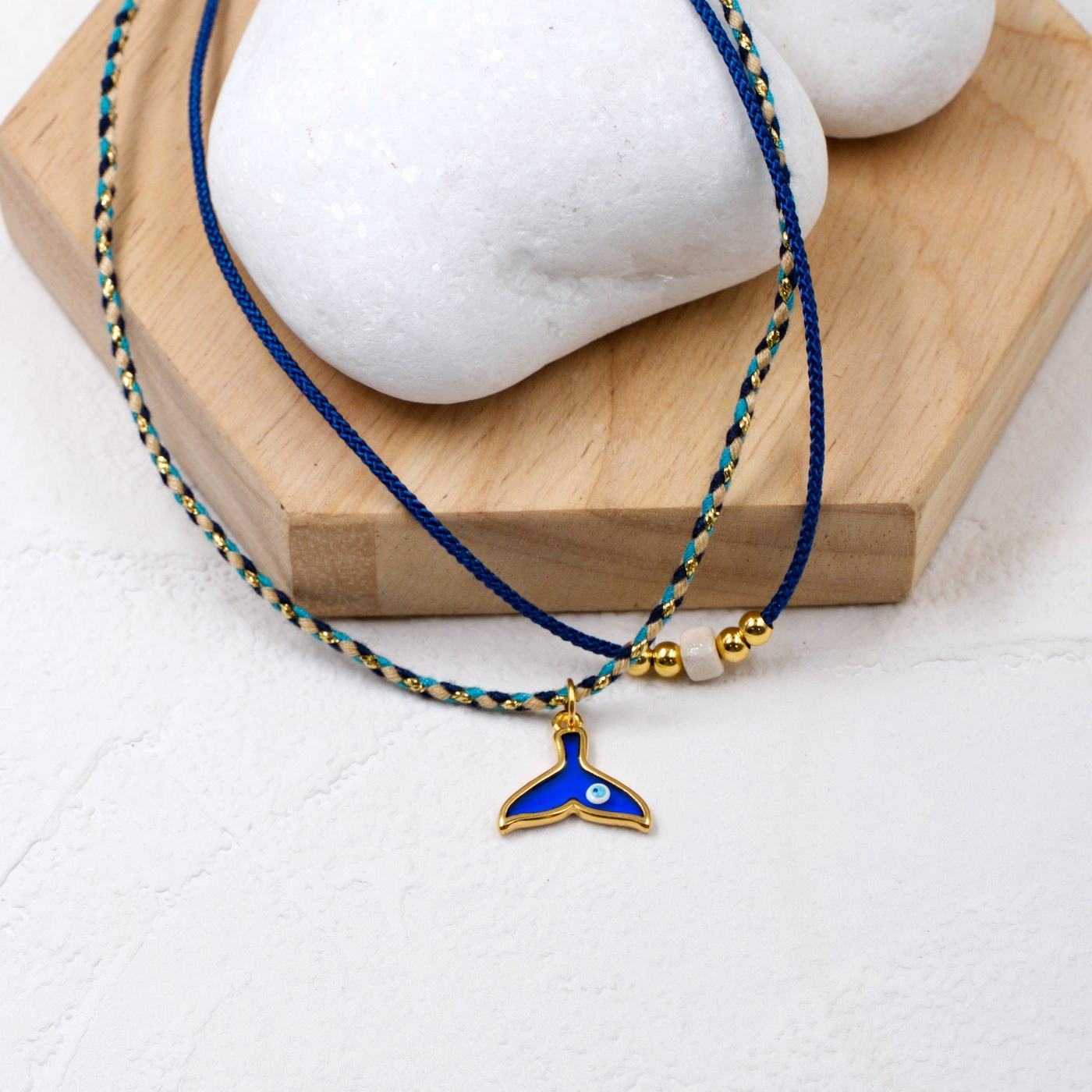 Fish Tail Short Necklace — Necklaces from Toolittle — additional view 2