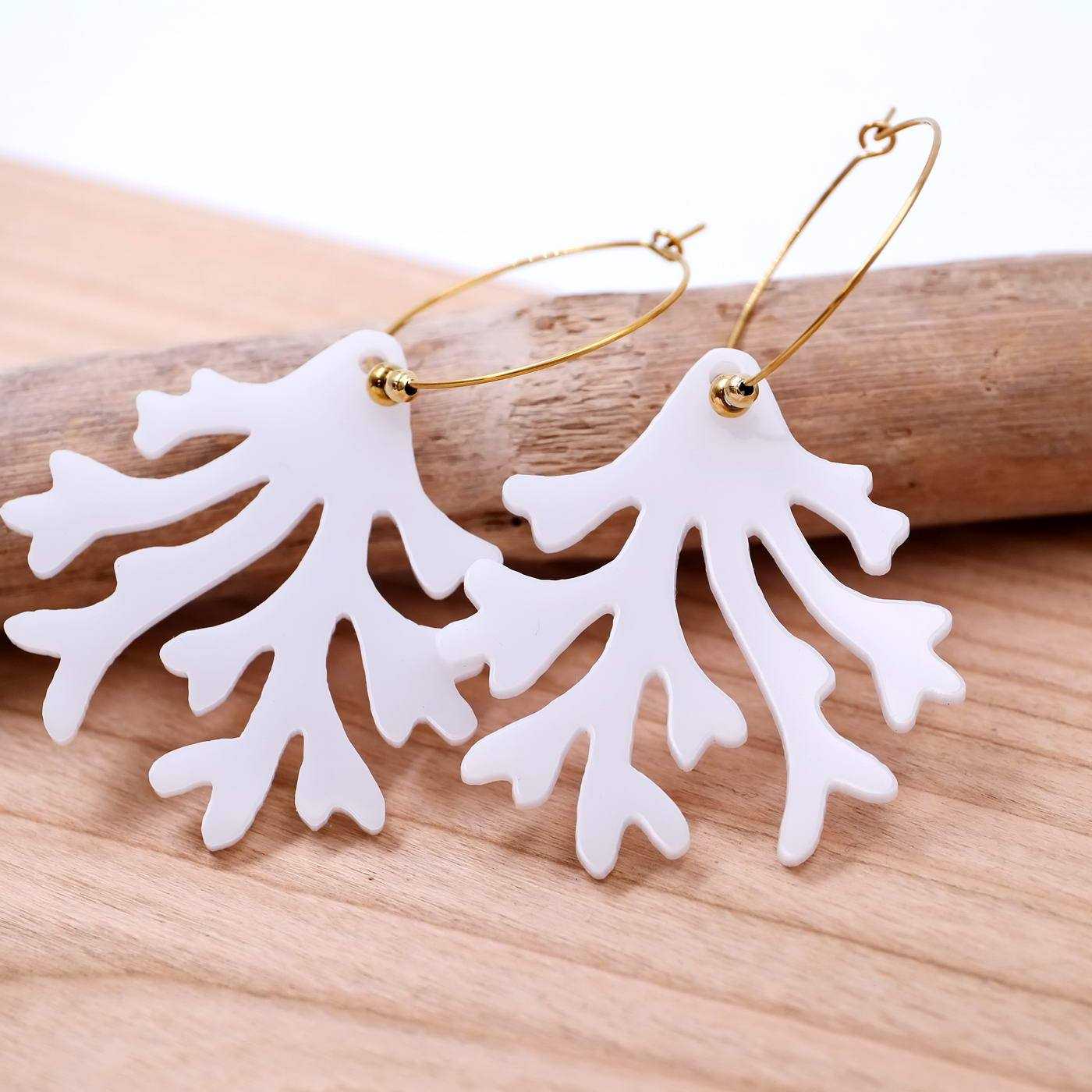 Inox earrings Beach Collection — Earrings from Toolittle — additional view 2