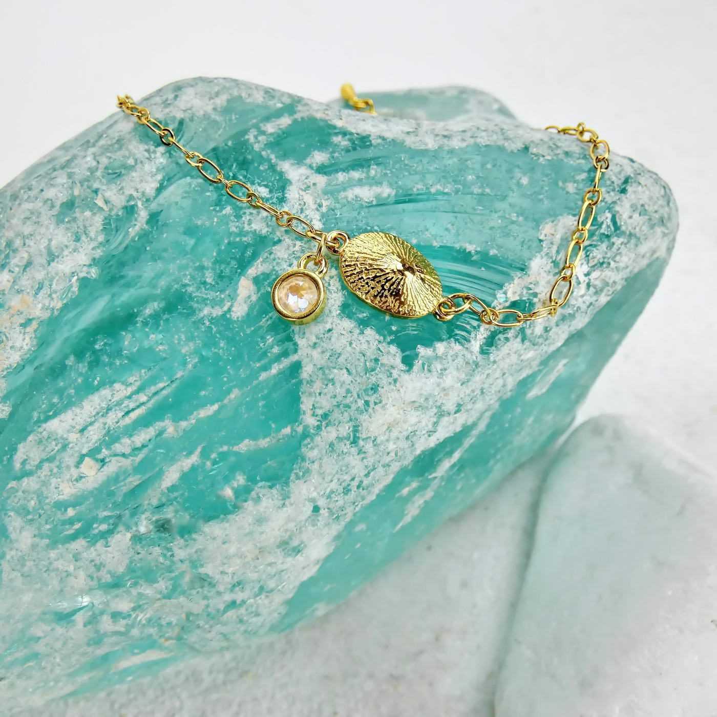 Gold Shell Anklet — Anklets from Toolittle — additional view 5