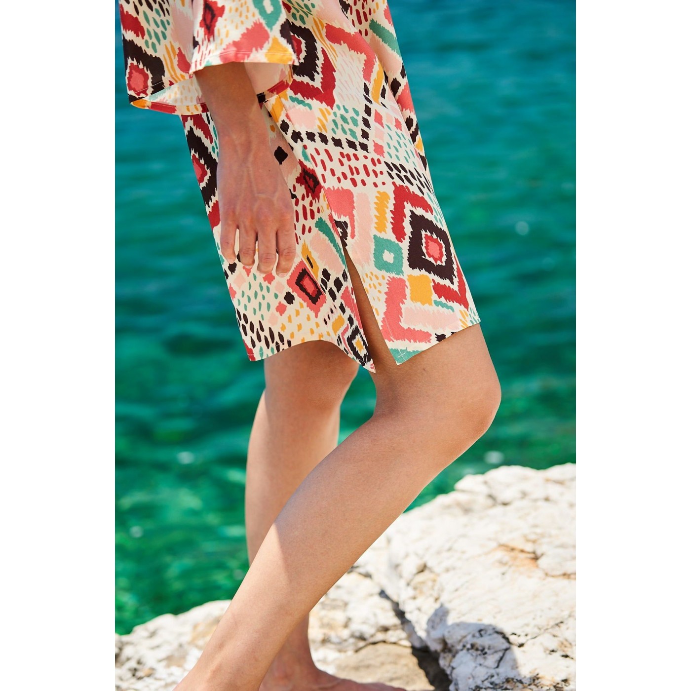 KOKKOSAMMOU Short Kaftan Mexico — Dresses from Toolittle — additional view 7