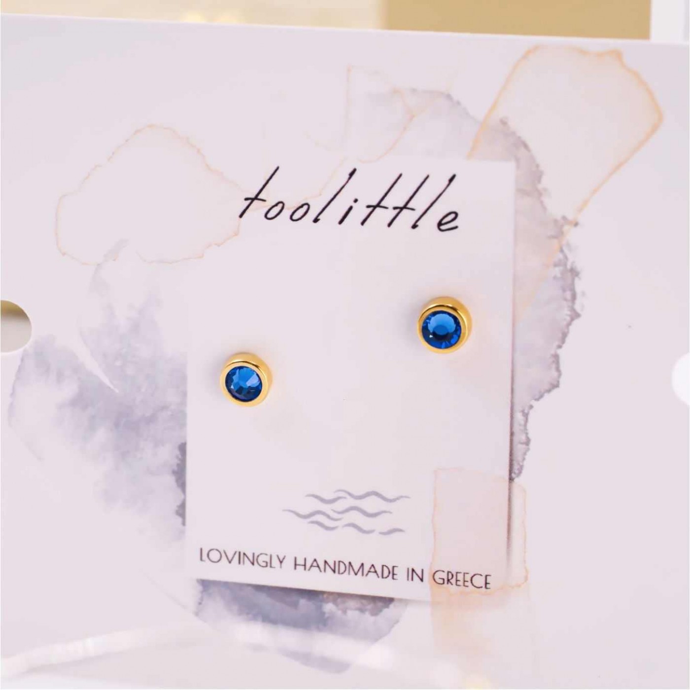 Mini Dots Jewelry: Crystal Earrings — Earrings from Toolittle — additional view 3