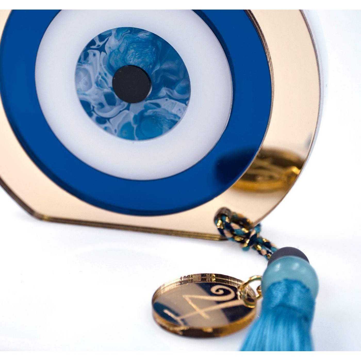 Tabletop Lucky Charm Plexi Evil Eye — Pendants & charms from Toolittle — additional view 2