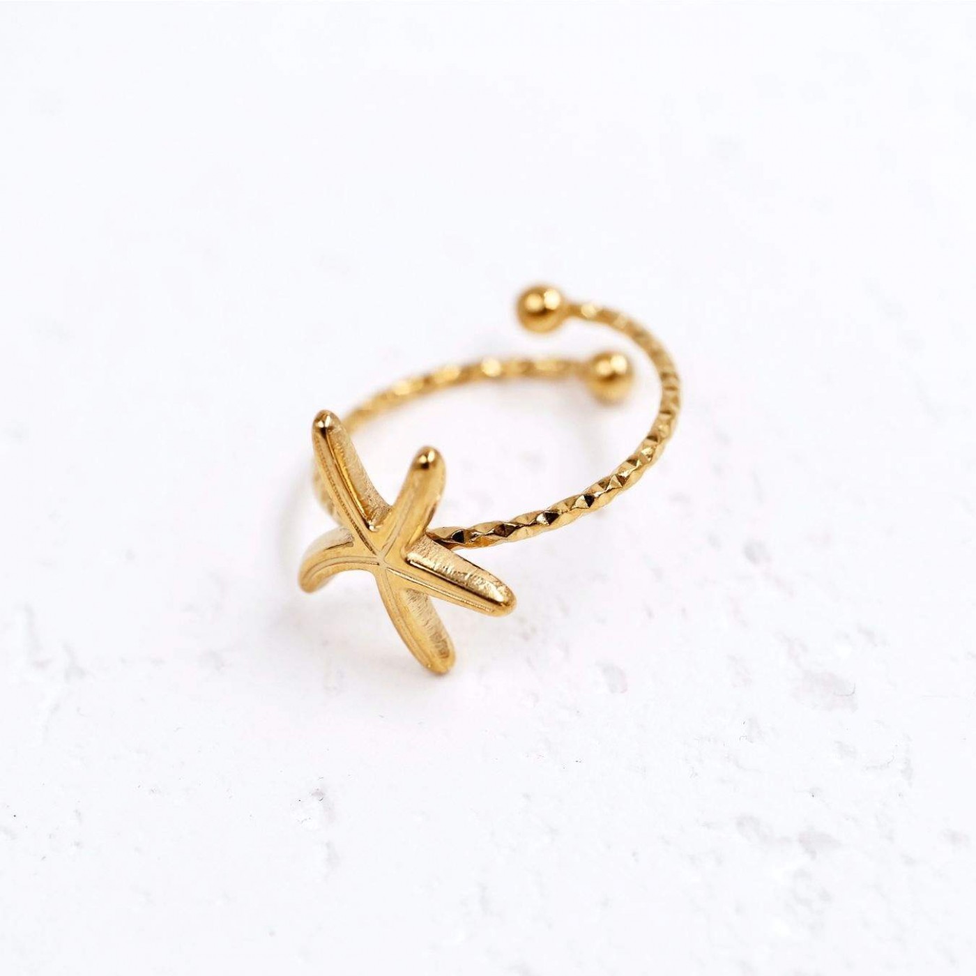 Stainless Steel Ring | Starfish — Rings from Toolittle — additional view 3