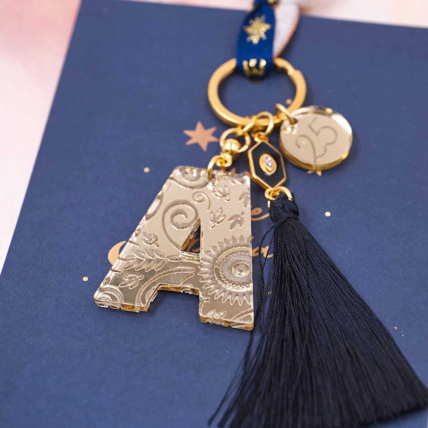 Lucky Keychain with Initial Letter — Pendants & charms from Toolittle — additional view 6