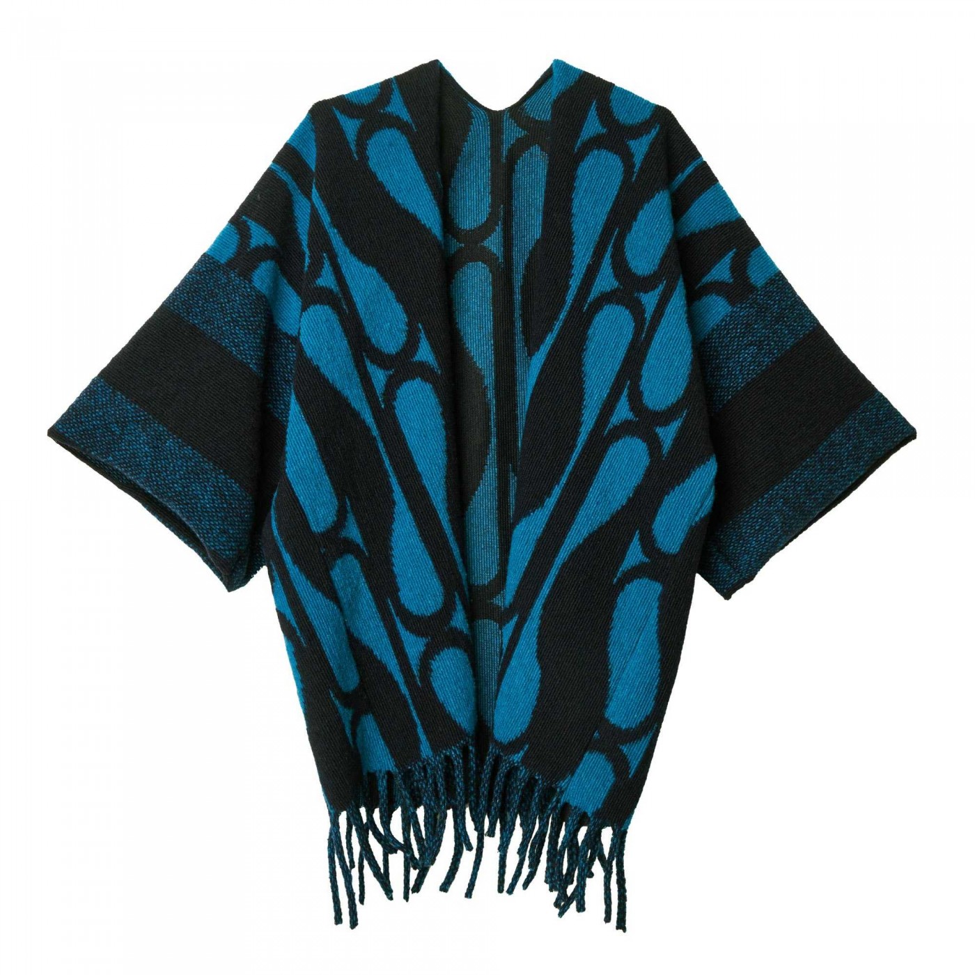 Knitted poncho with sleeves — Jackets & coats from Toolittle — additional view 2
