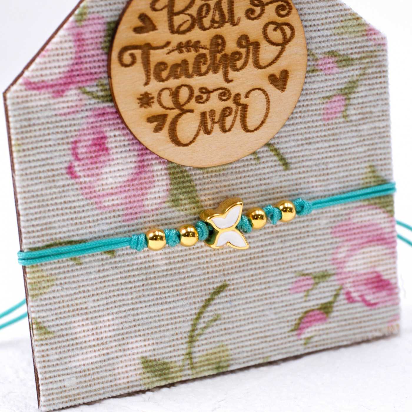 Gift for Teacher - Butterfly Bracelet — Bracelets from Toolittle — additional view 3