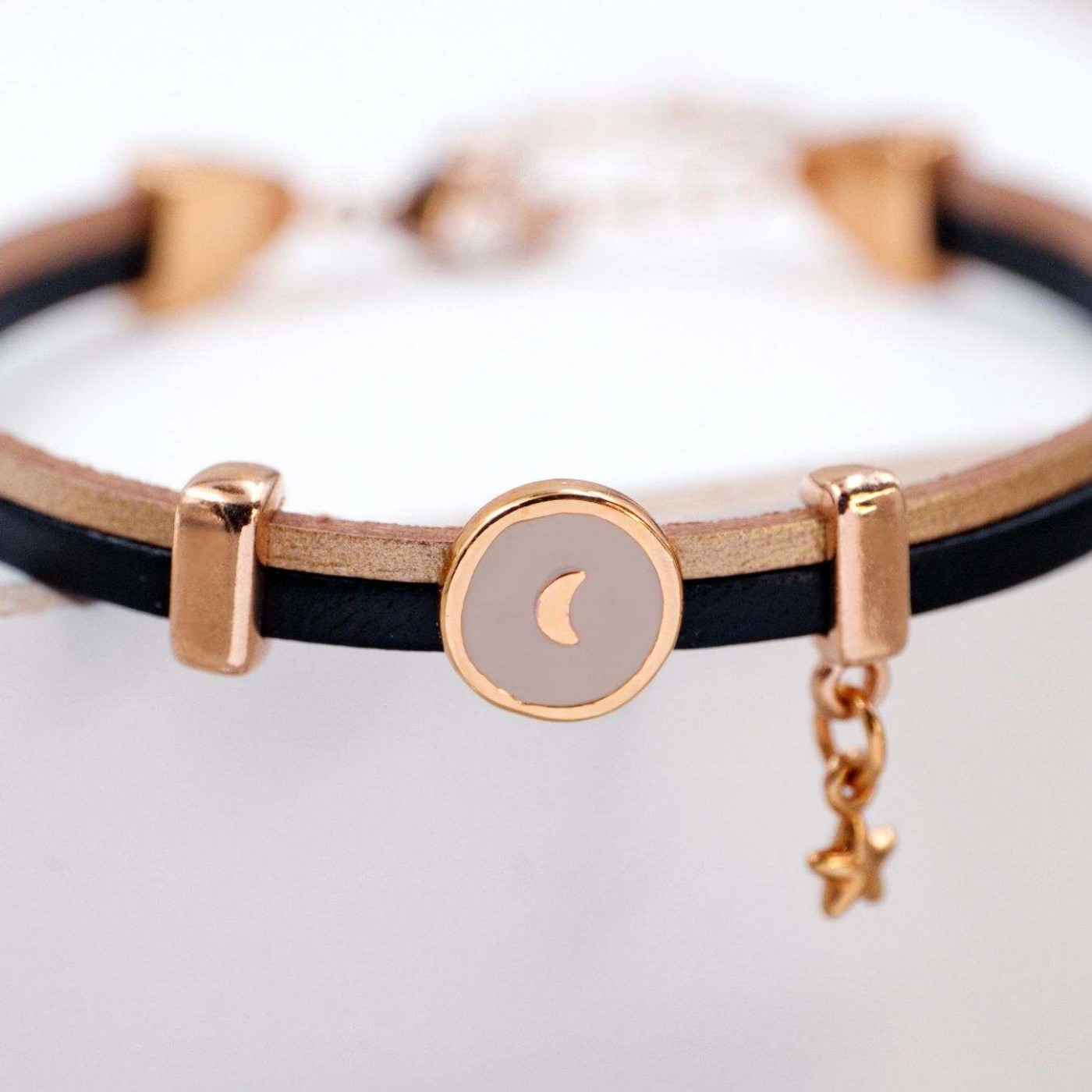 Leather Bracelet with Enamel — Bracelets from Toolittle — additional view 2