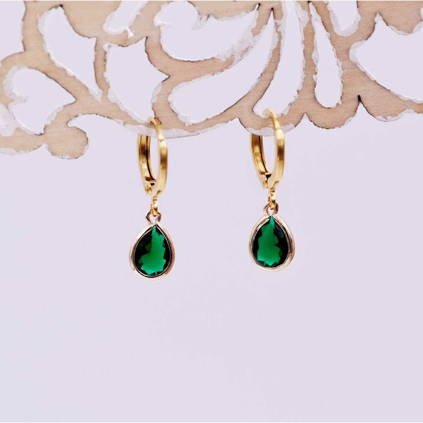 Earrings with Austrian crystals — Earrings from Toolittle — additional view 4