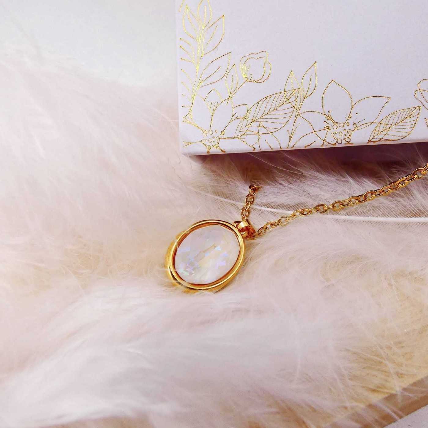 Swarovski Crystal Steel Necklace — Necklaces from Toolittle — additional view 2