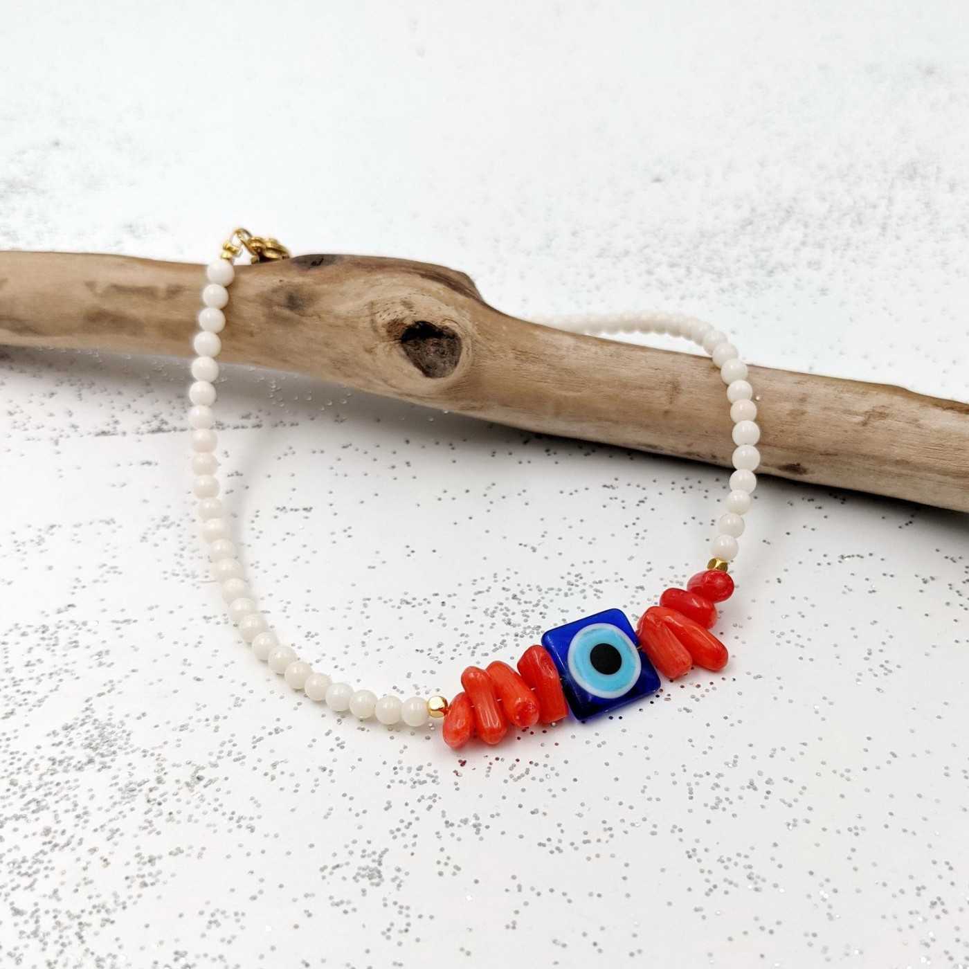 Sea Coral Anklet
