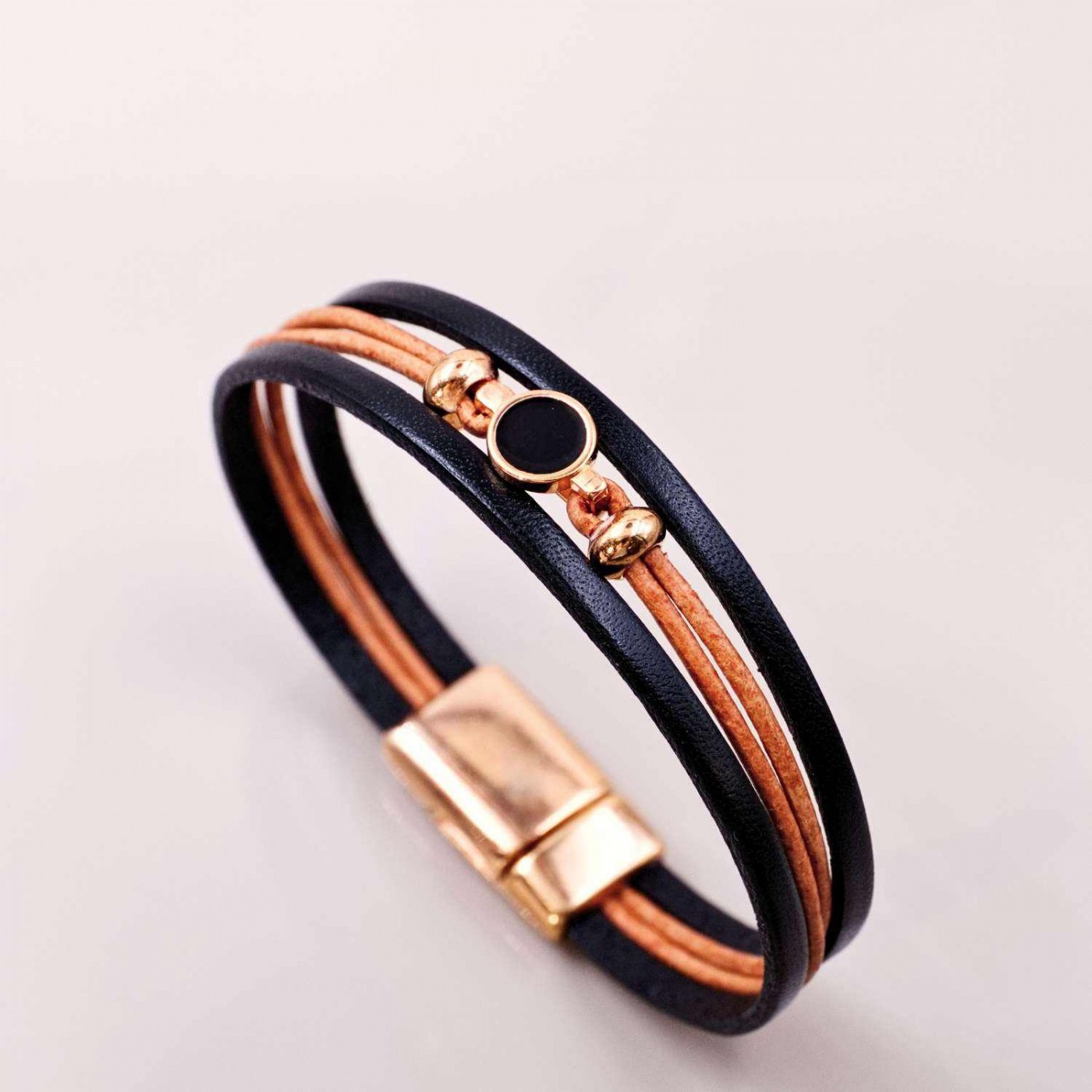 Enamel Leather Bracelet — Bracelets from Toolittle — additional view 2