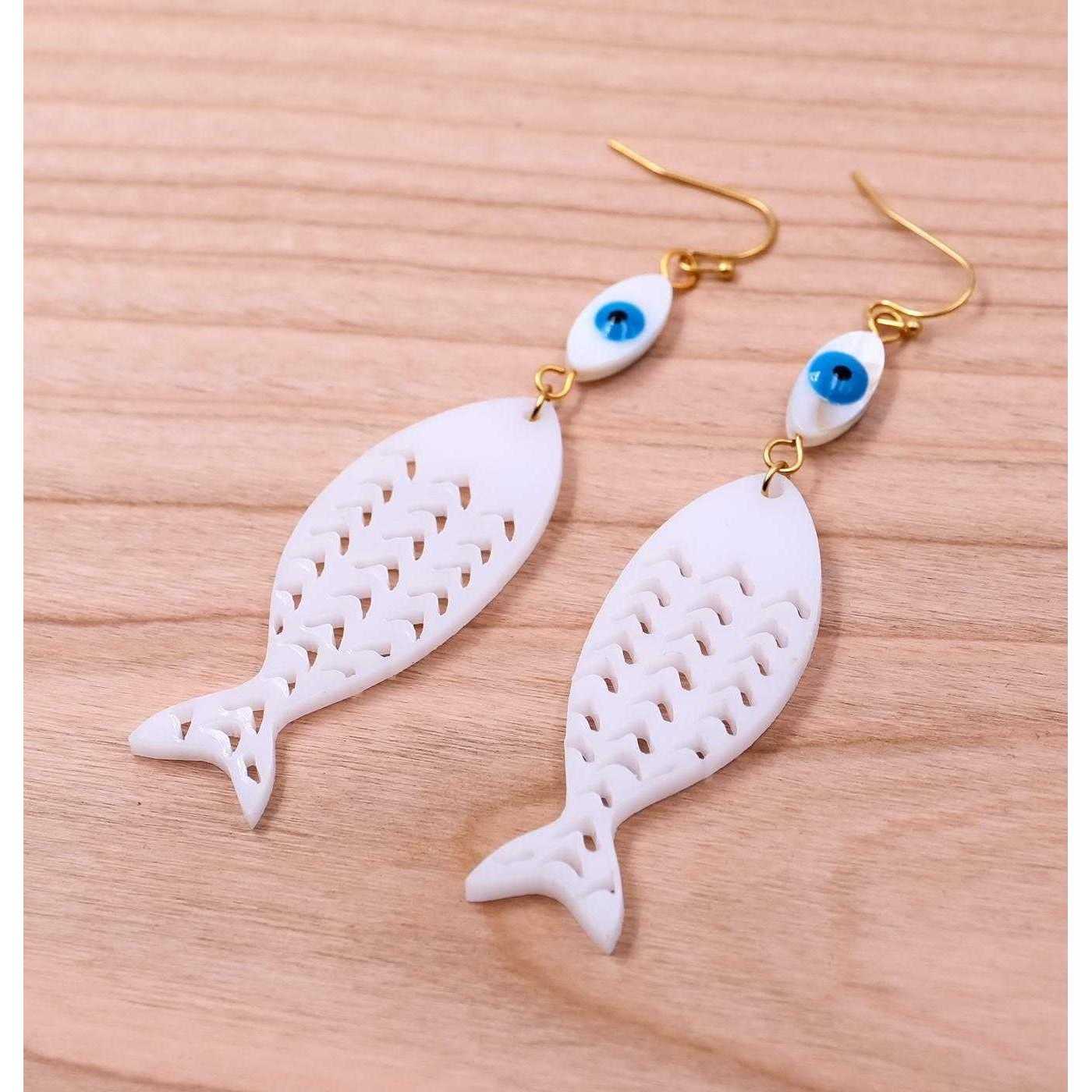 Inox earrings Beach Collection