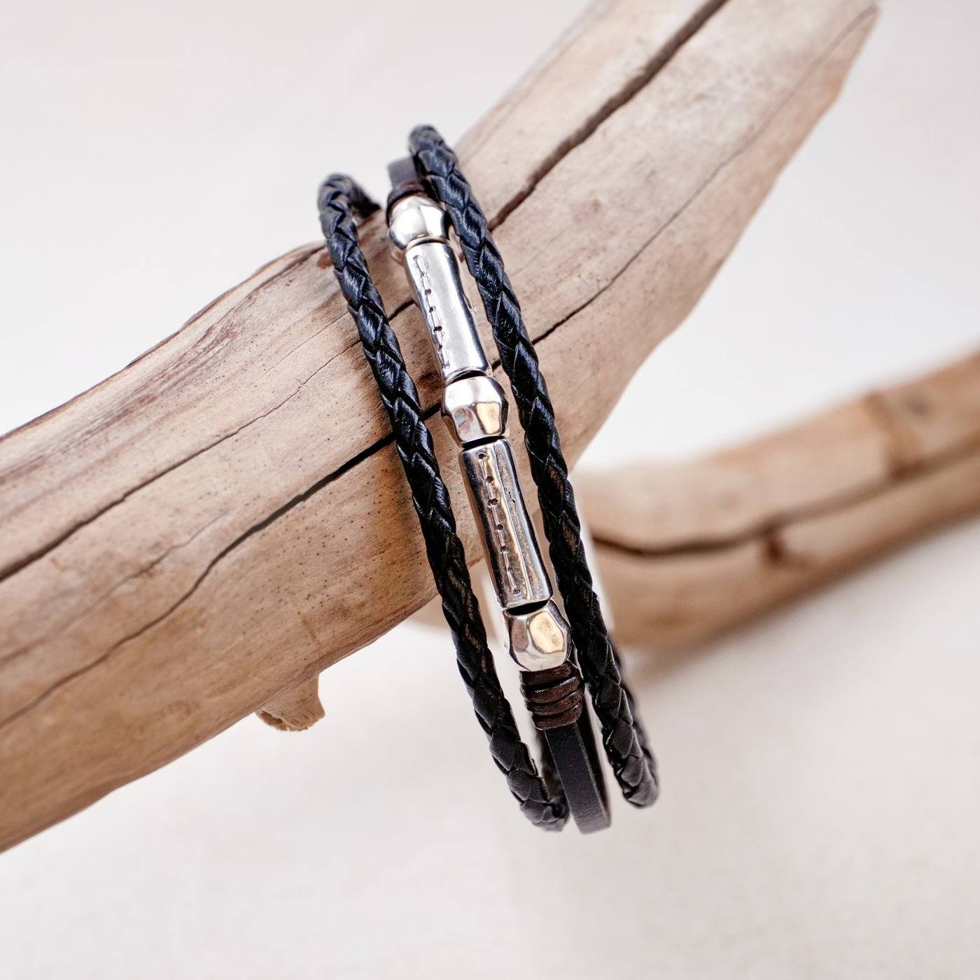 Leather Men's Bracelet — Bracelets from Toolittle — additional view 2