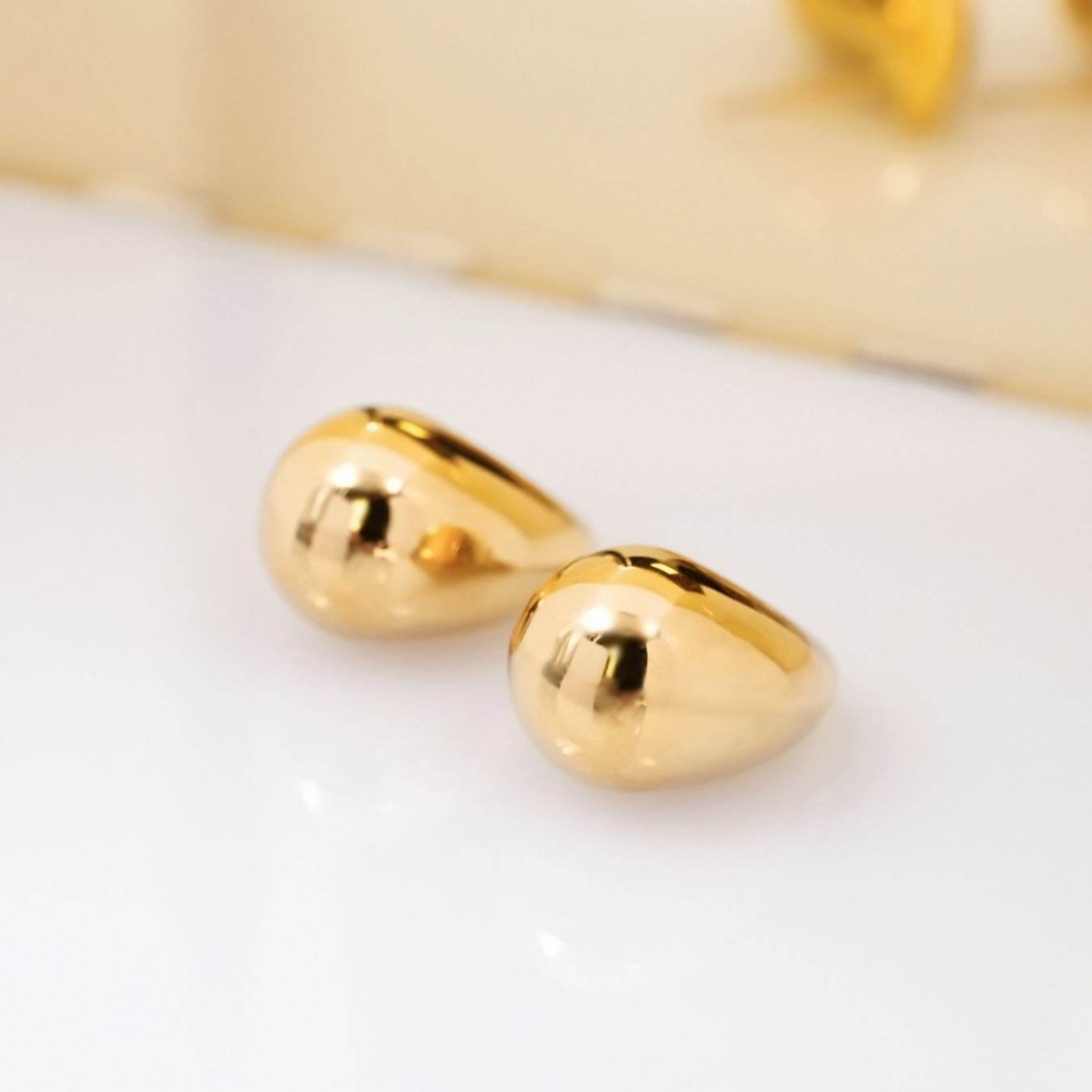 Steel Earrings – Timeless Elegance — Earrings from Toolittle — additional view 3