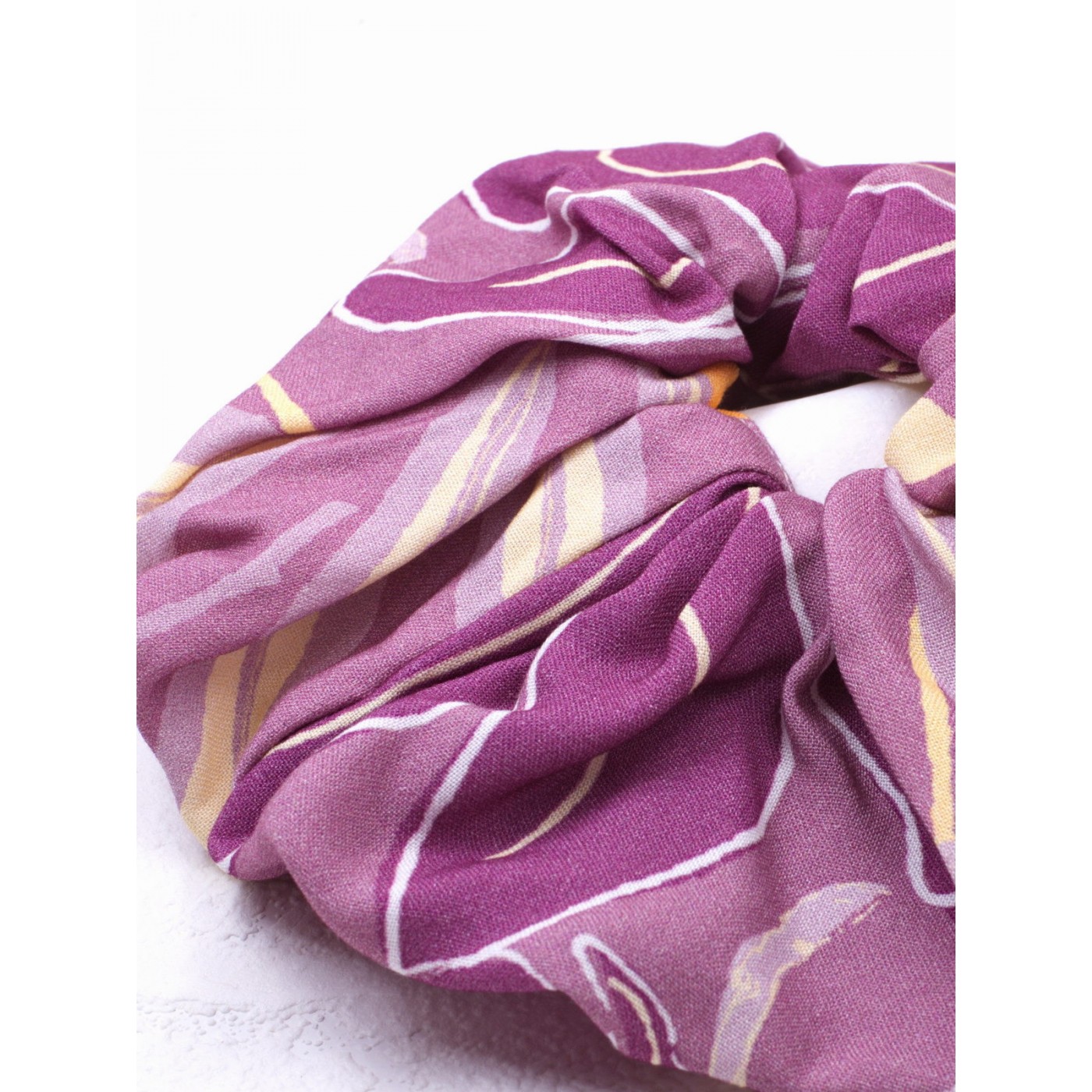 Peach Fuzz Oversized scrunchie by KOKKOSAMMOU — Scarves & wraps from Toolittle — additional view 4