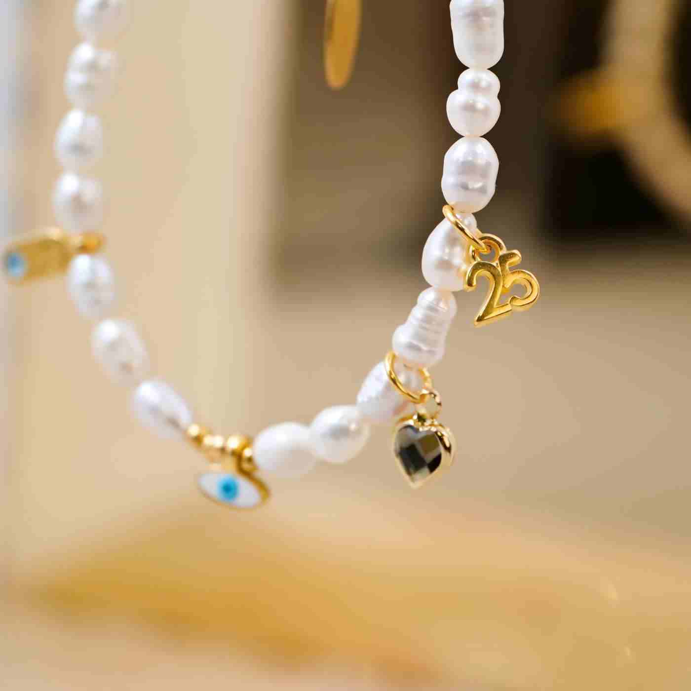 Fresh Water Pearls Lucky Bracelet — Pendants & charms from Toolittle — additional view 6
