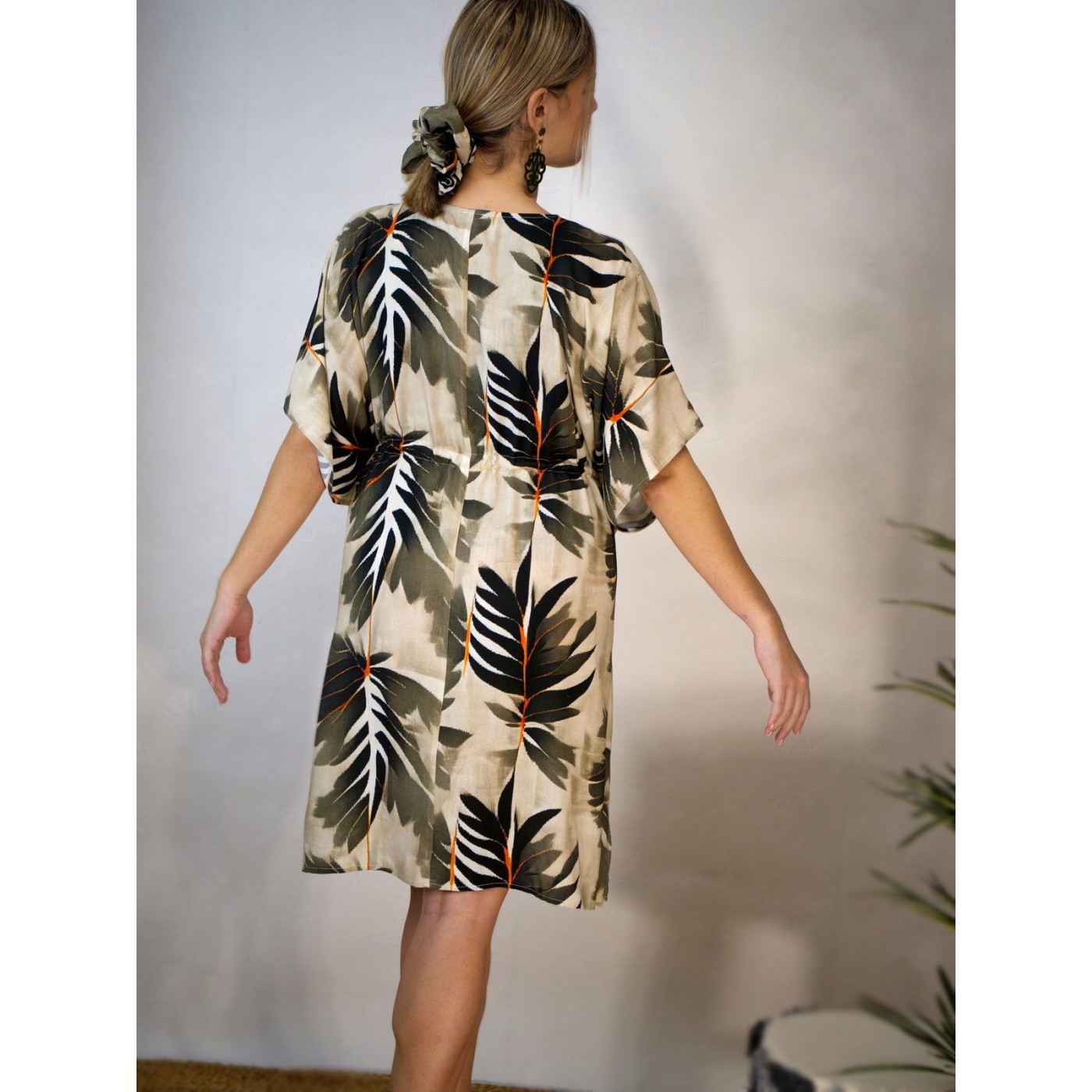 KOKKOSAMMOU Caftan Delphi with front tie — Dresses from Toolittle — additional view 5